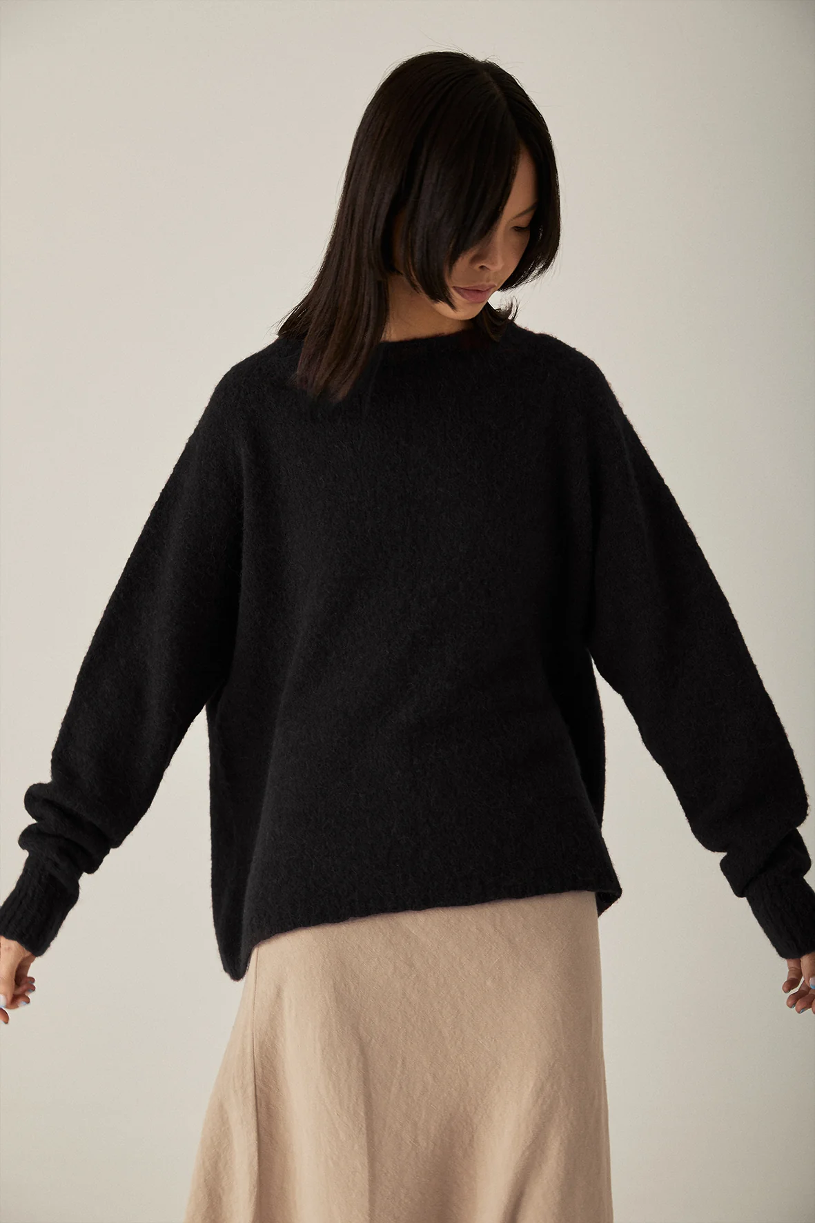 Campfire Raglan Knit - Black - Image 6