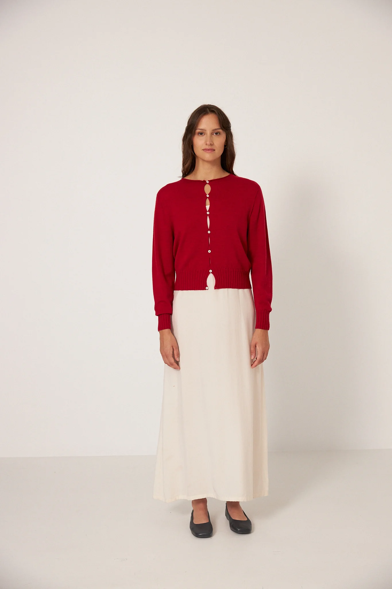 Anni Cardigan - Cherry - Image 4