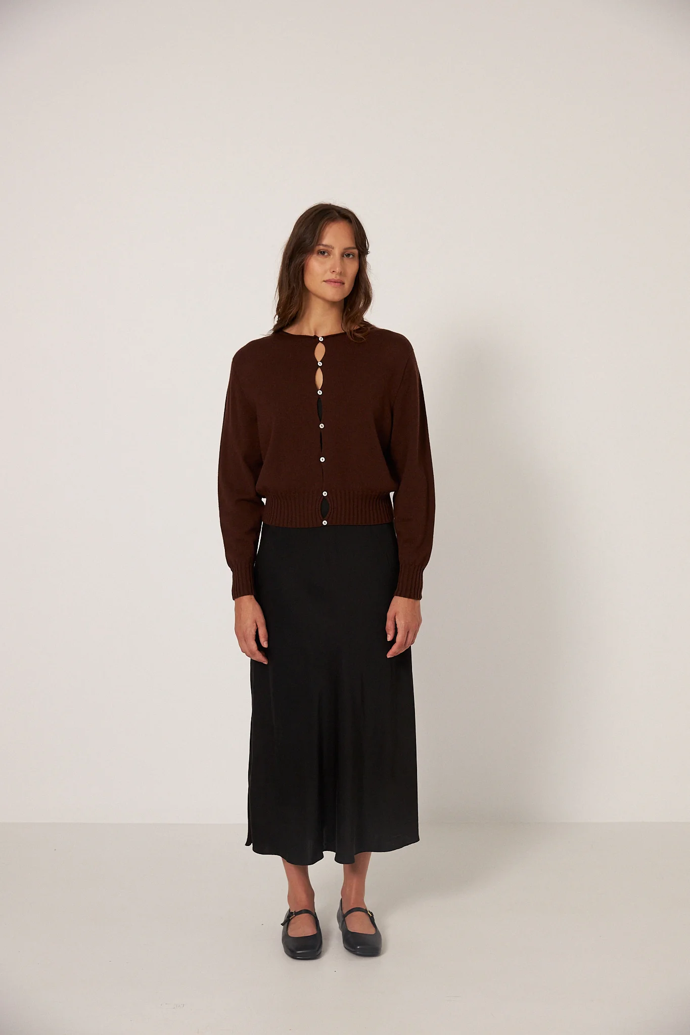 Anni Cardigan - Chestnut - Image 3