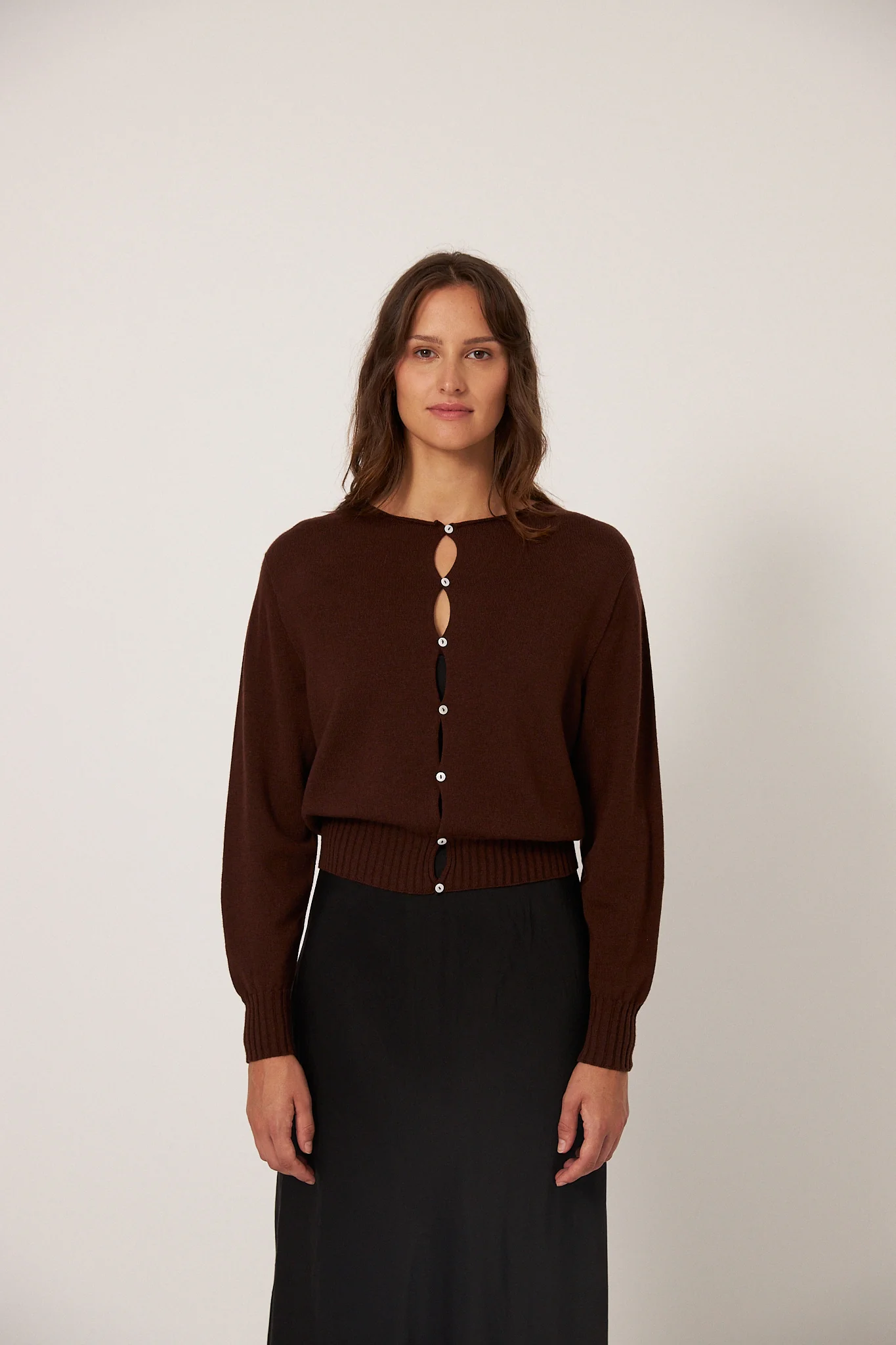 Anni Cardigan - Chestnut - Image 4