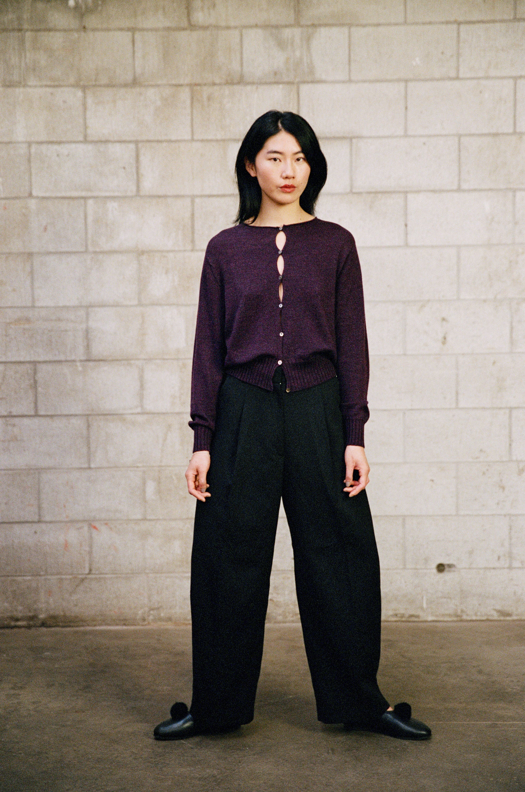 Anni Cardigan - Malbec - Image 5