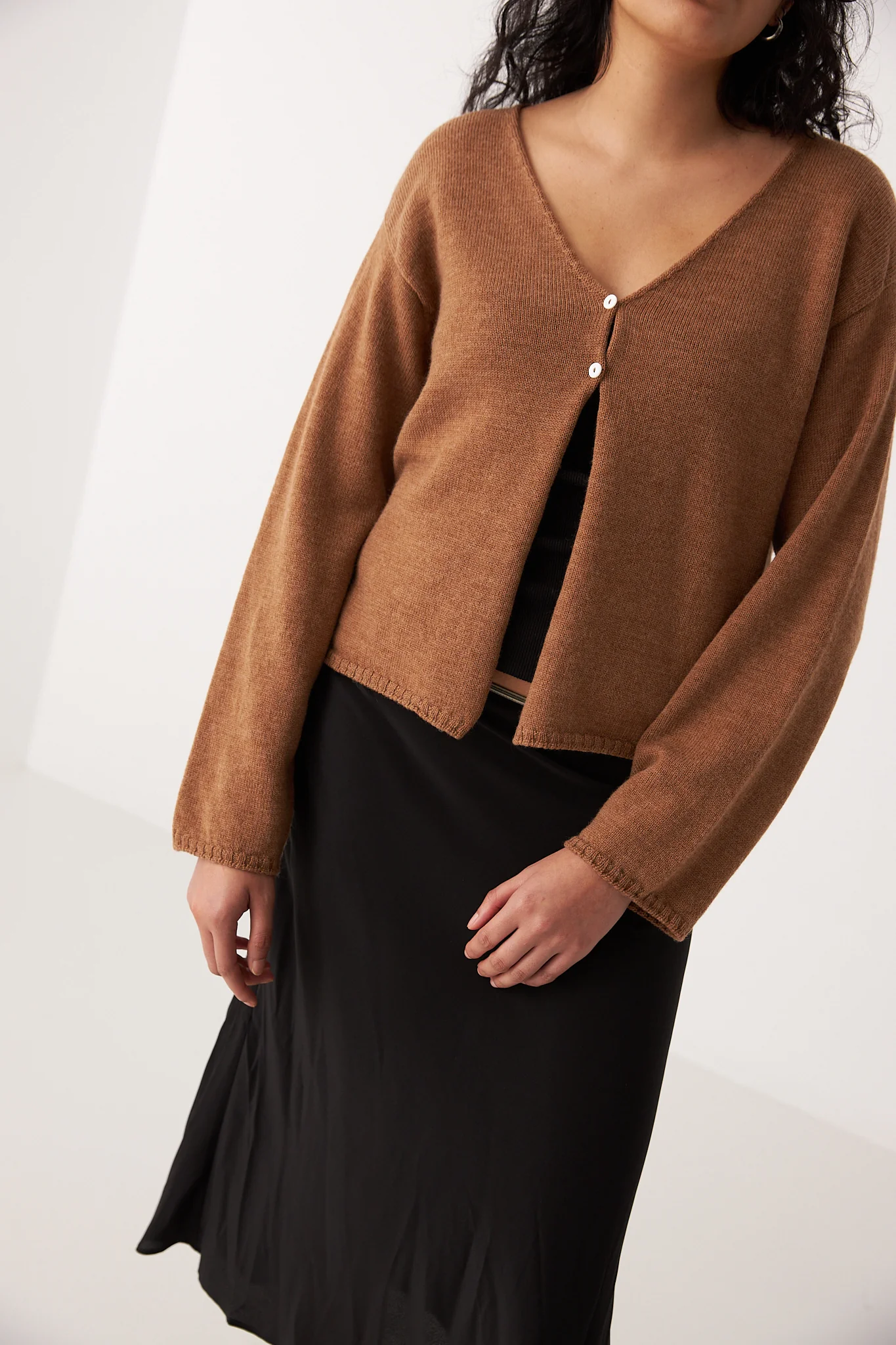 Bella Cardigan - Brown Sugar - Image 4