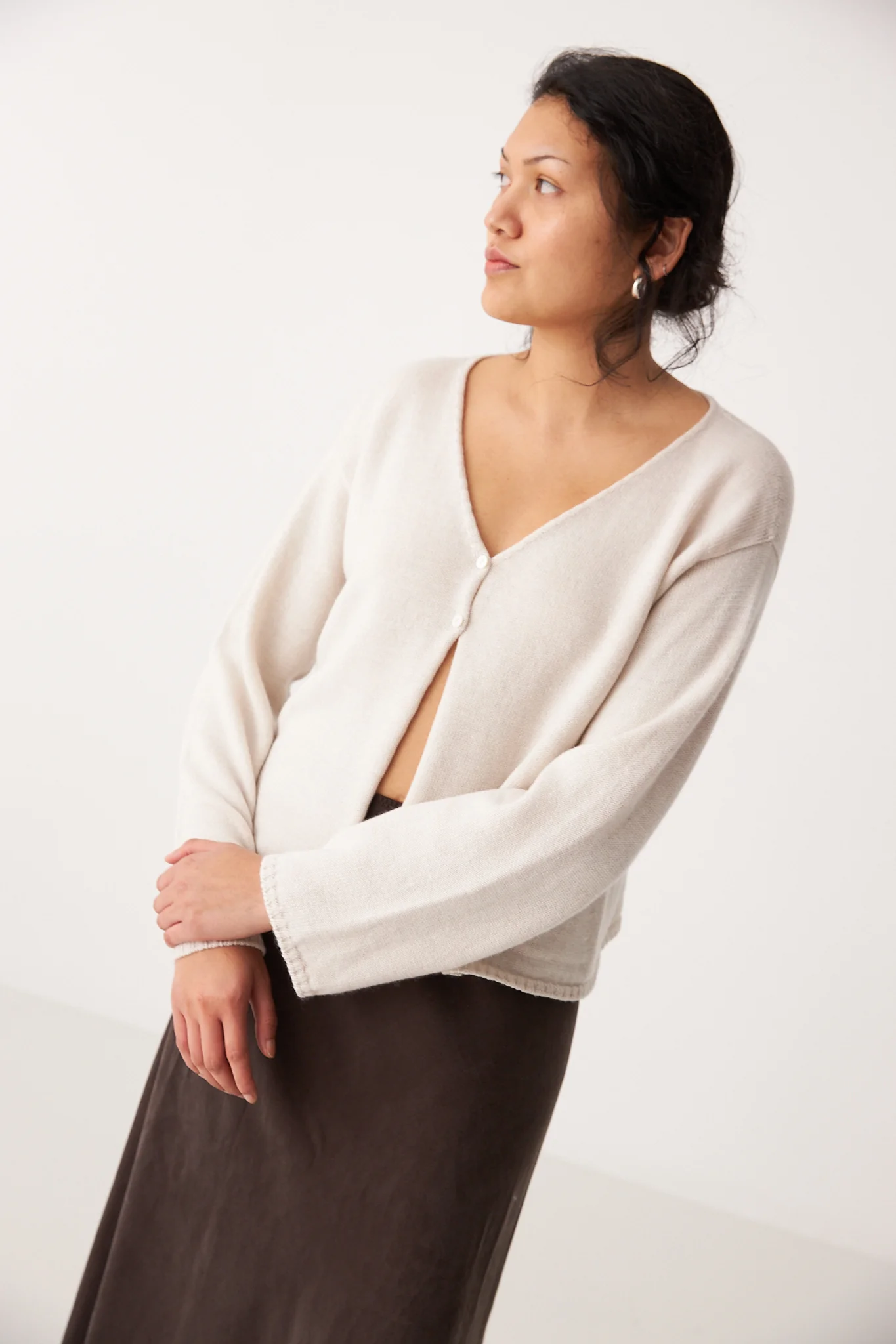 Bella Cardigan - Ivory - Image 5