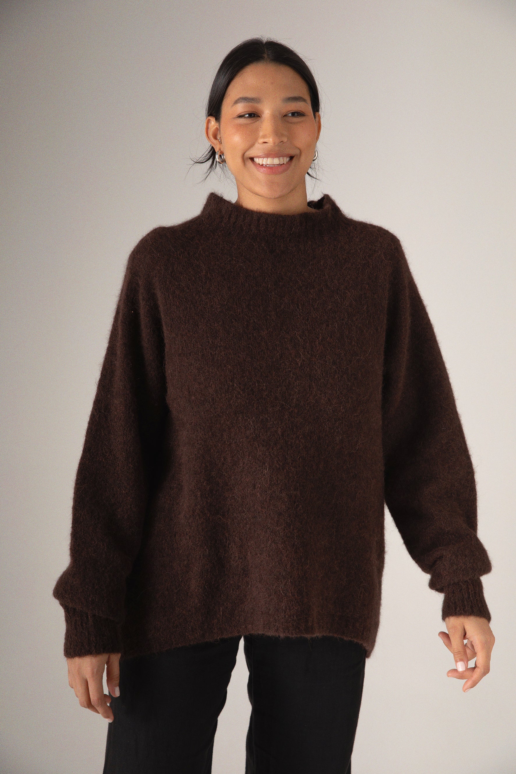 Campfire Raglan Knit - Cocoa - Image 6