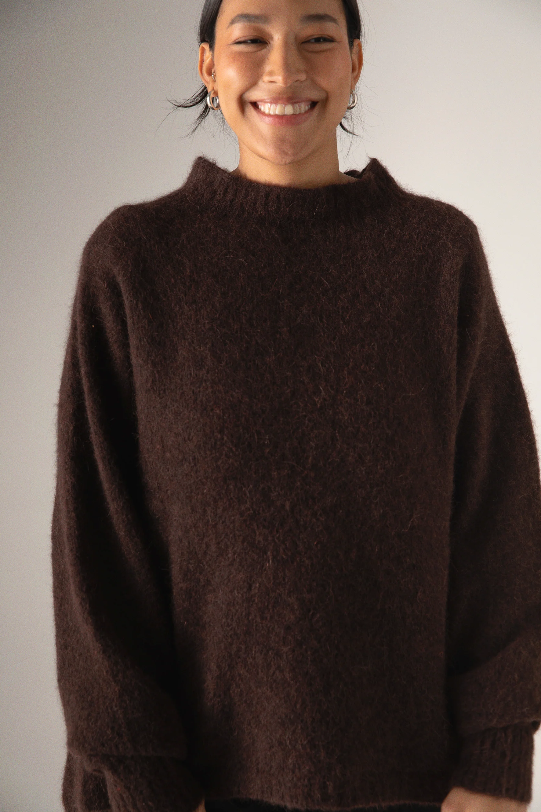 Campfire Raglan Knit - Cocoa - Image 7