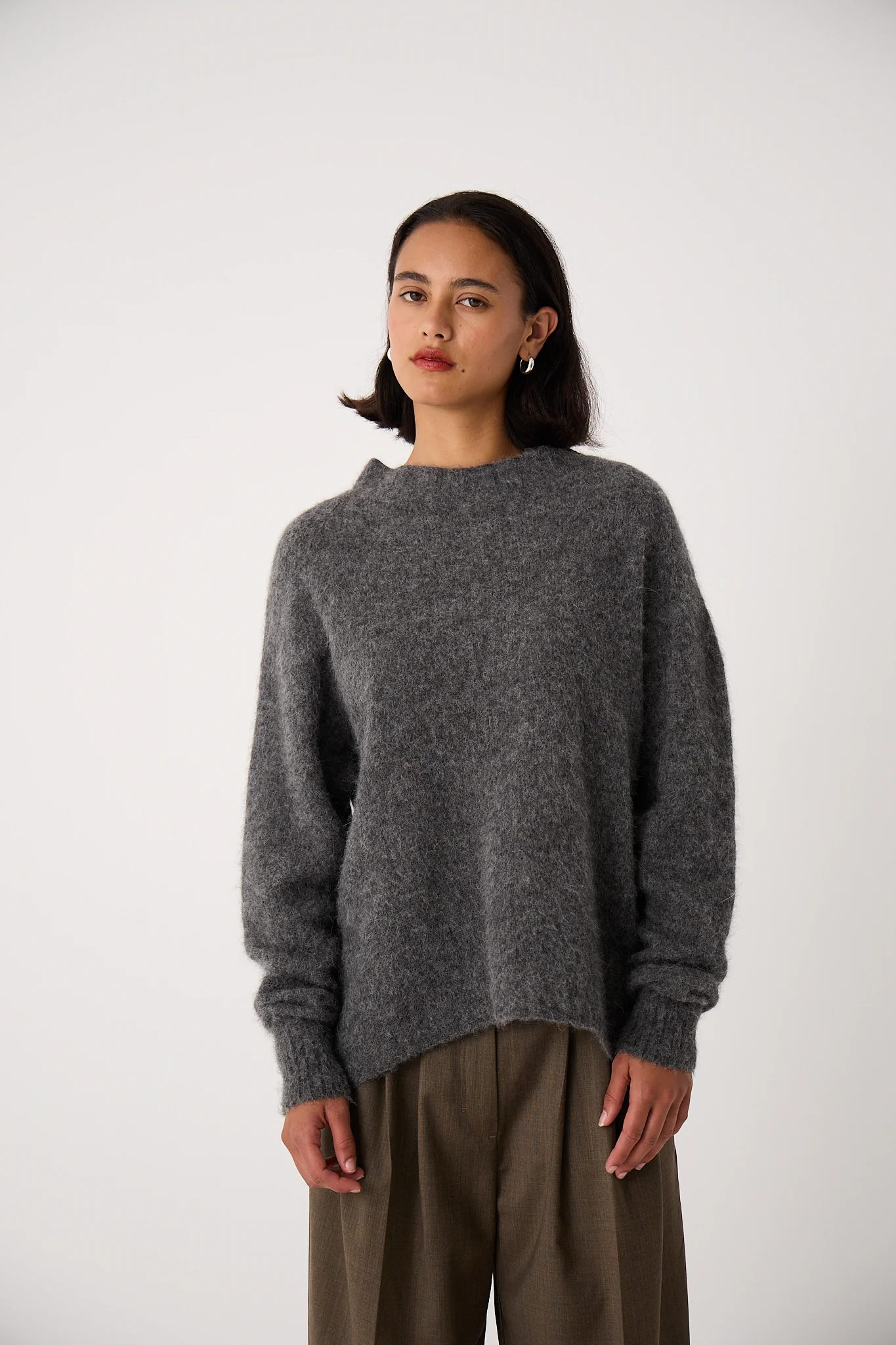 Campfire Raglan Knit - Shadow Grey - Image 4