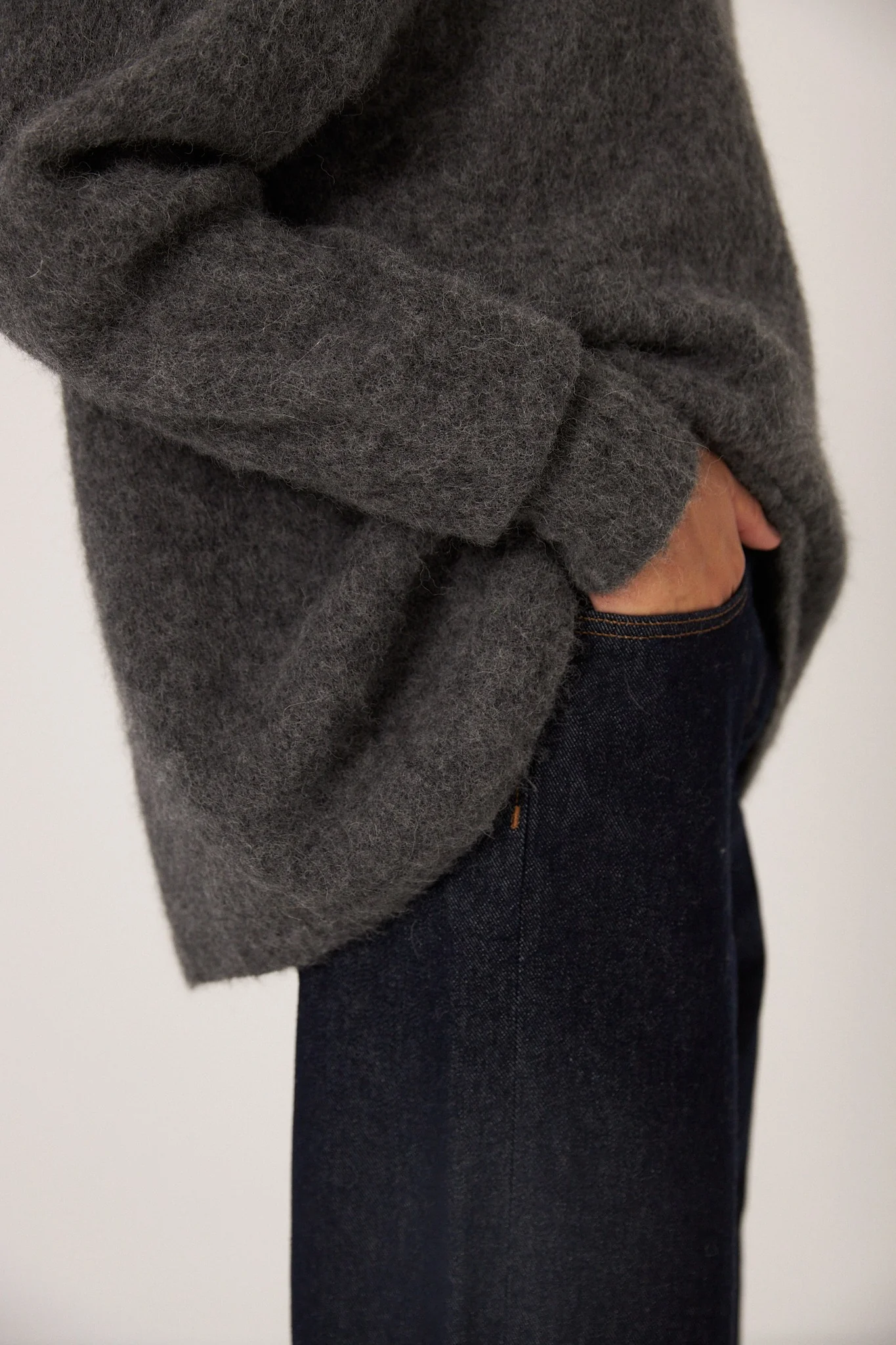 Campfire Raglan Knit - Shadow Grey - Image 5