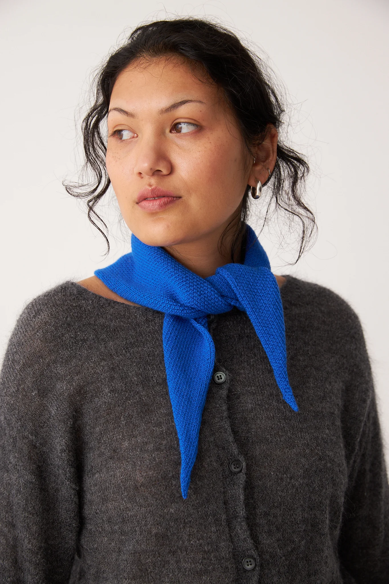 Daisy Scarf - Azure - Image 3