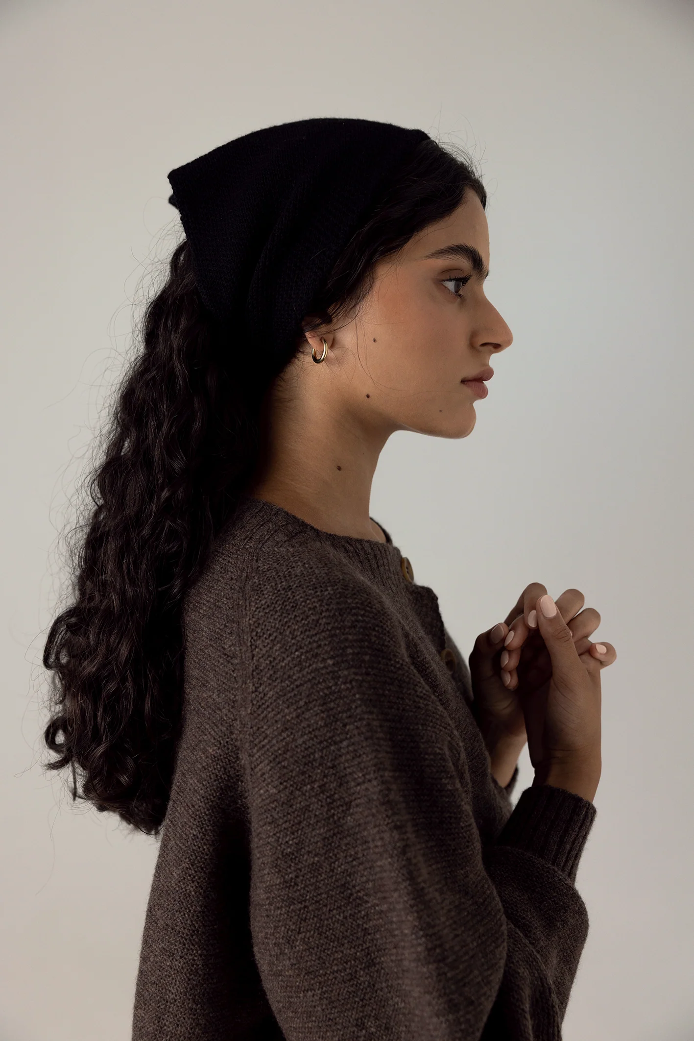 Daisy Scarf - Black - Image 10