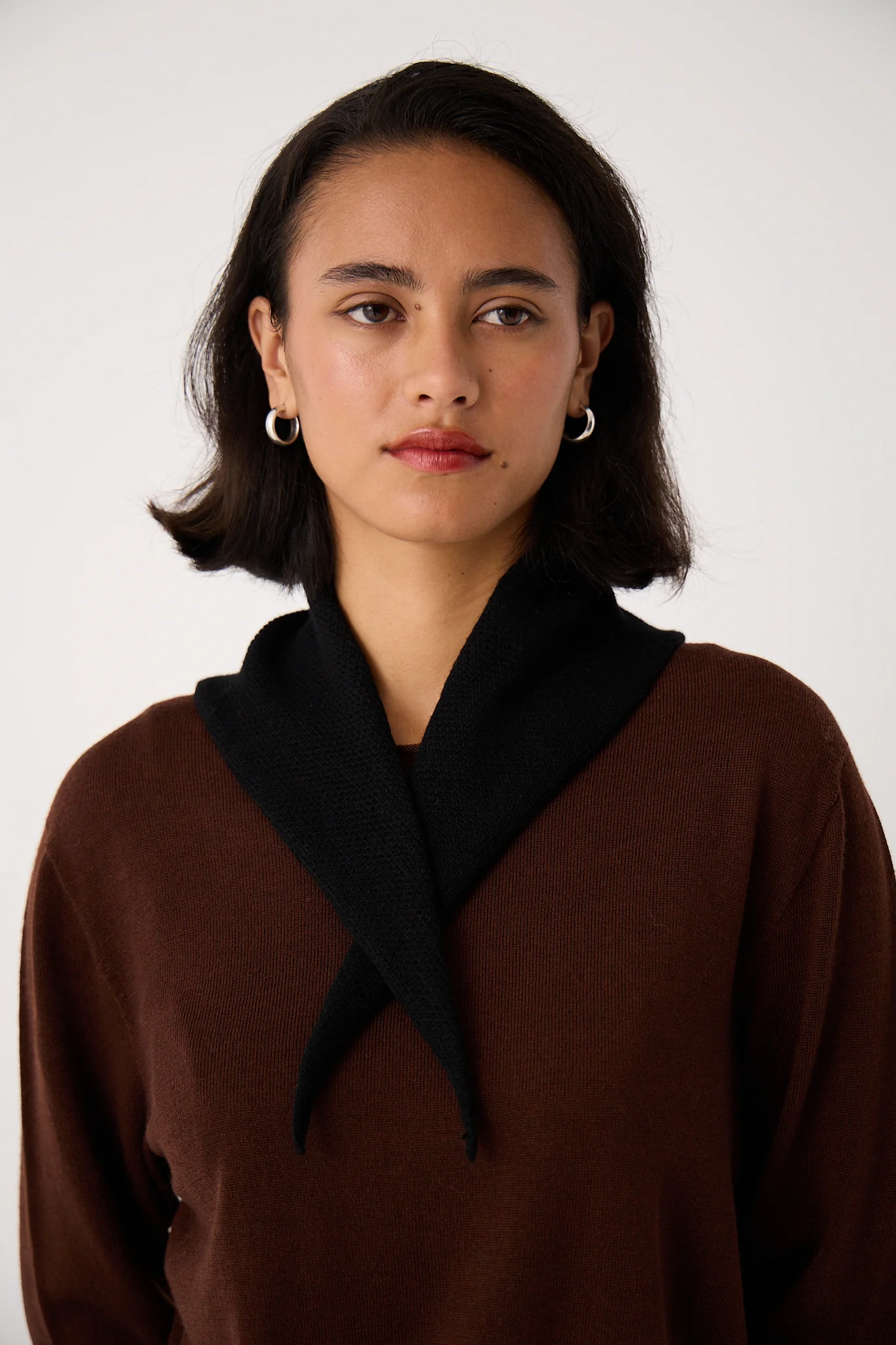 Daisy Scarf - Black - Image 4