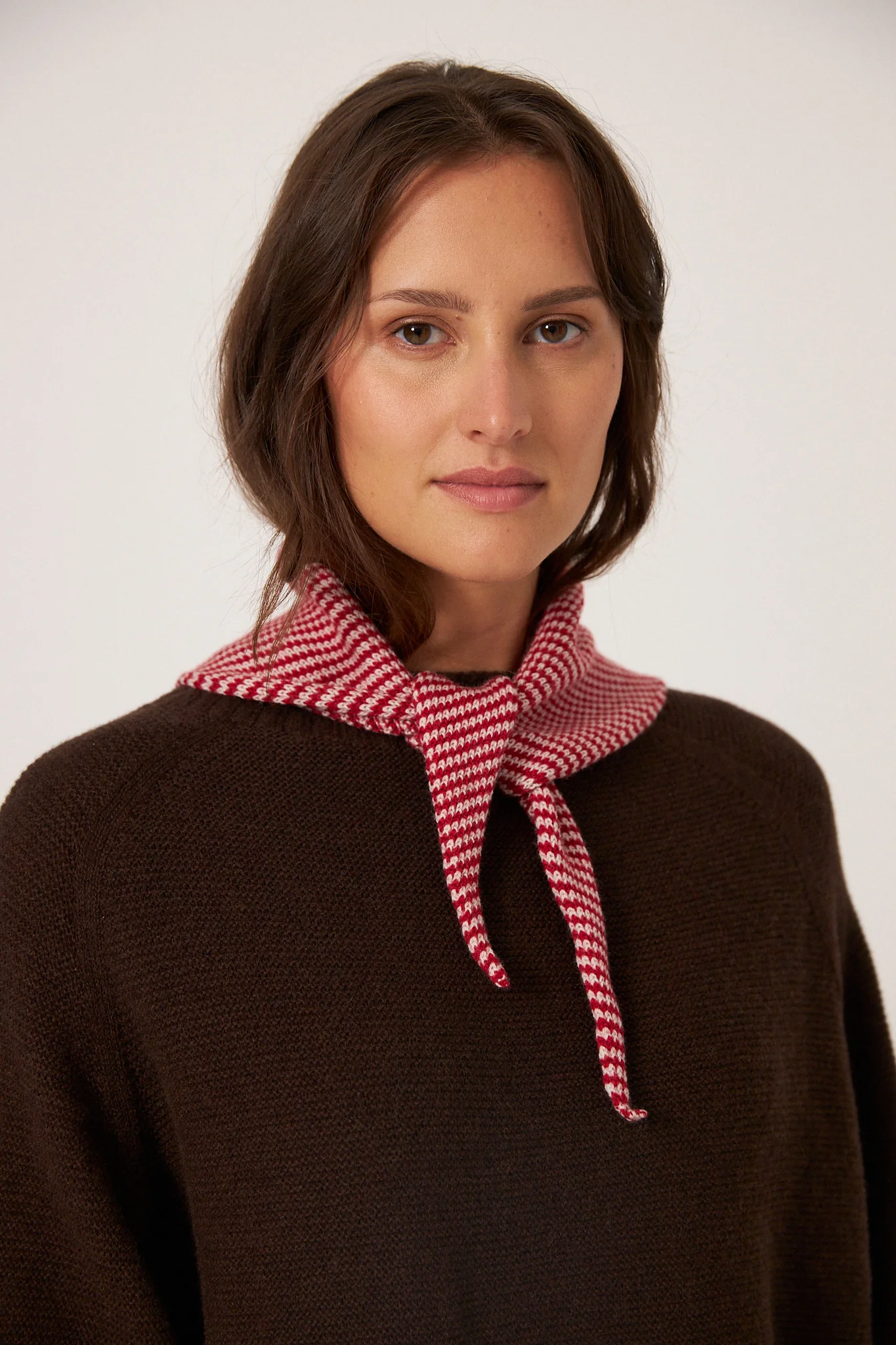 Daisy Scarf - Cherry Stripe - Image 3