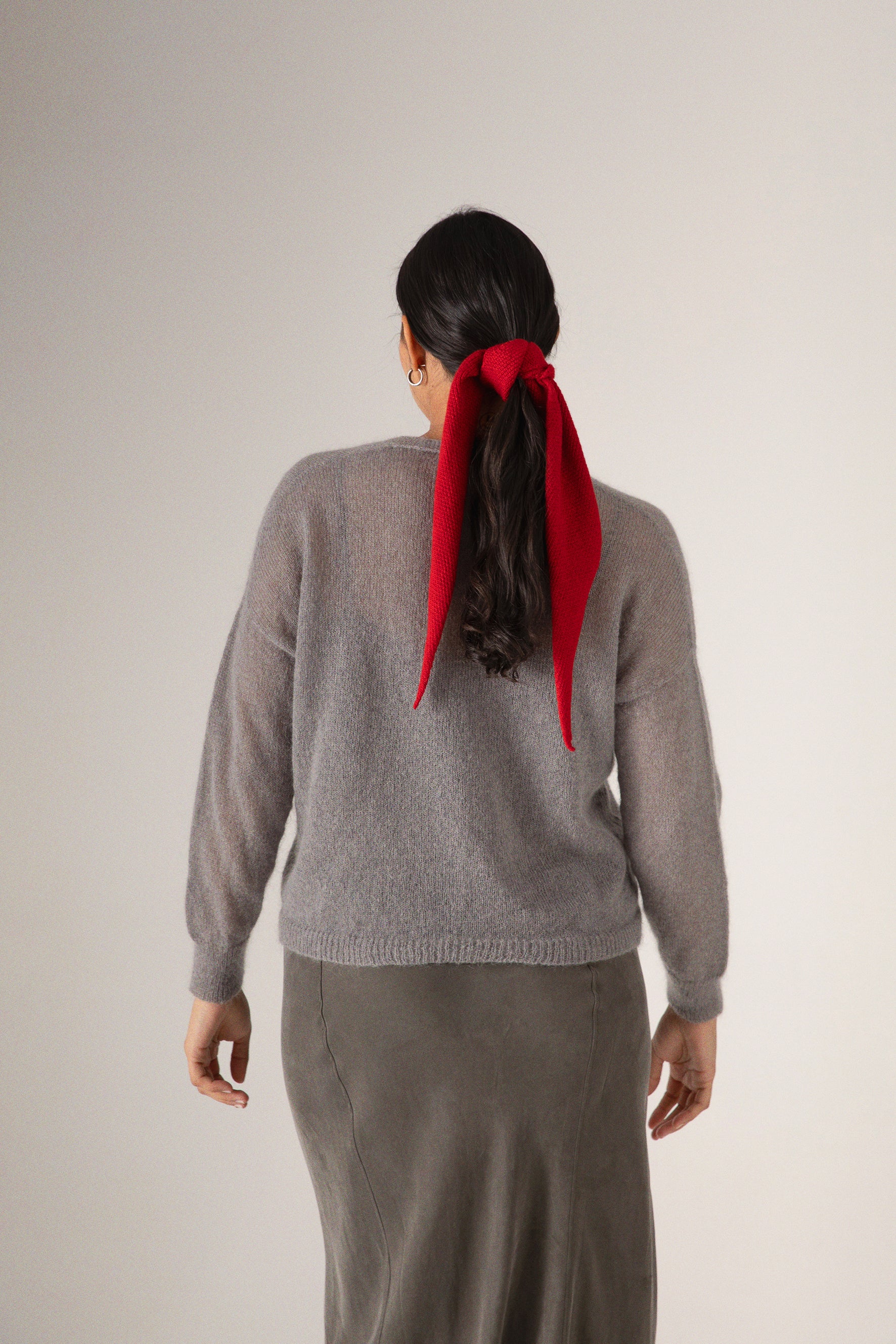 Daisy Scarf - Cherry - Image 5