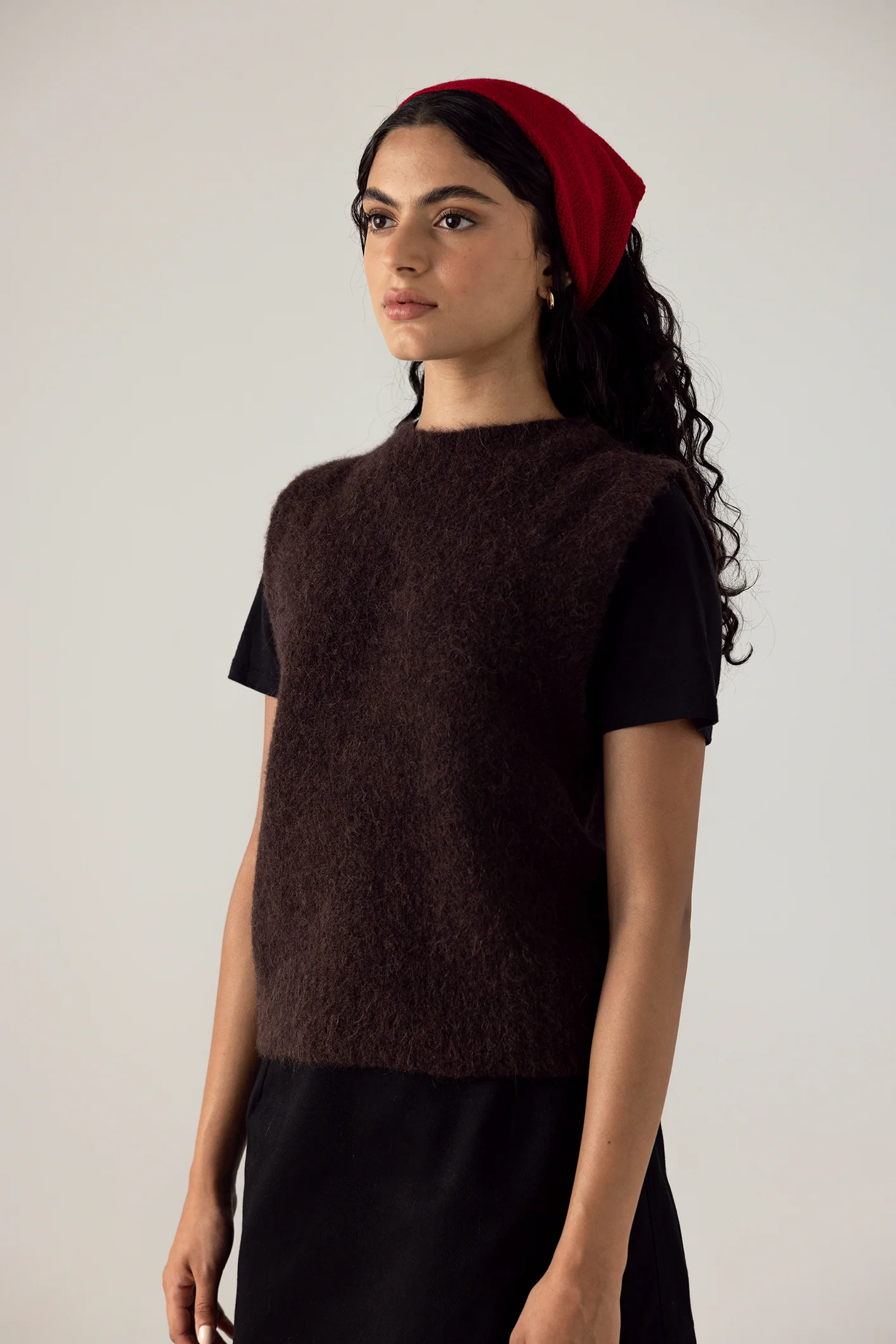 Daisy Scarf - Cherry - Image 6