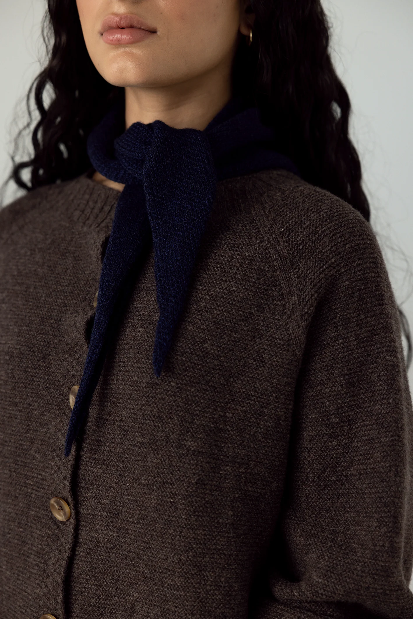 Daisy Scarf - Ink - Image 7