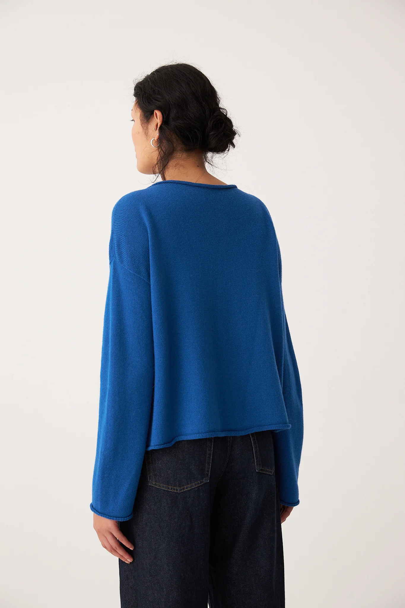 Doll's Reversible Cardigan - Azure - Image 6