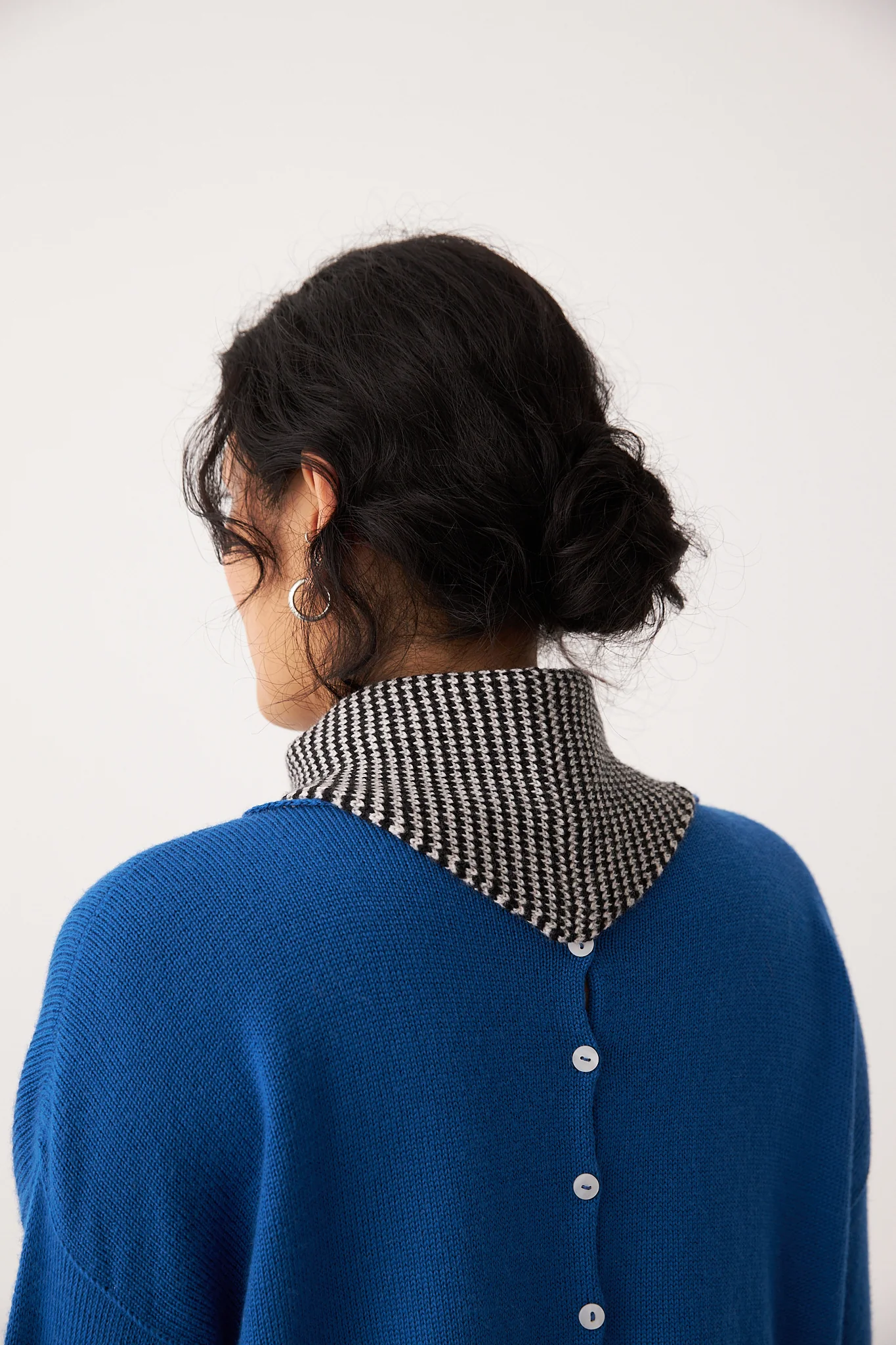 Doll's Reversible Cardigan - Azure - Image 7