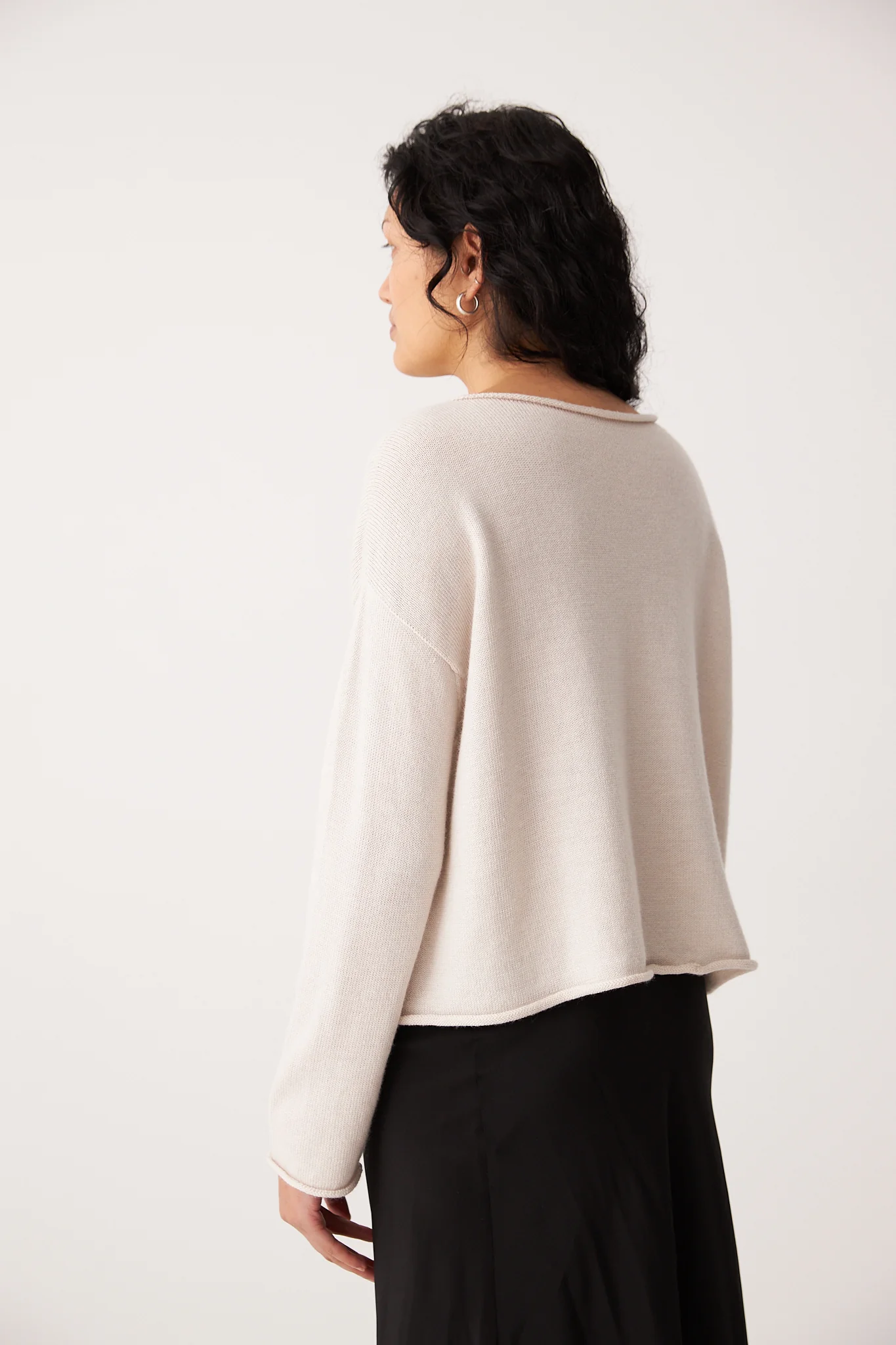 Doll's Reversible Cardigan - Ivory - Image 5