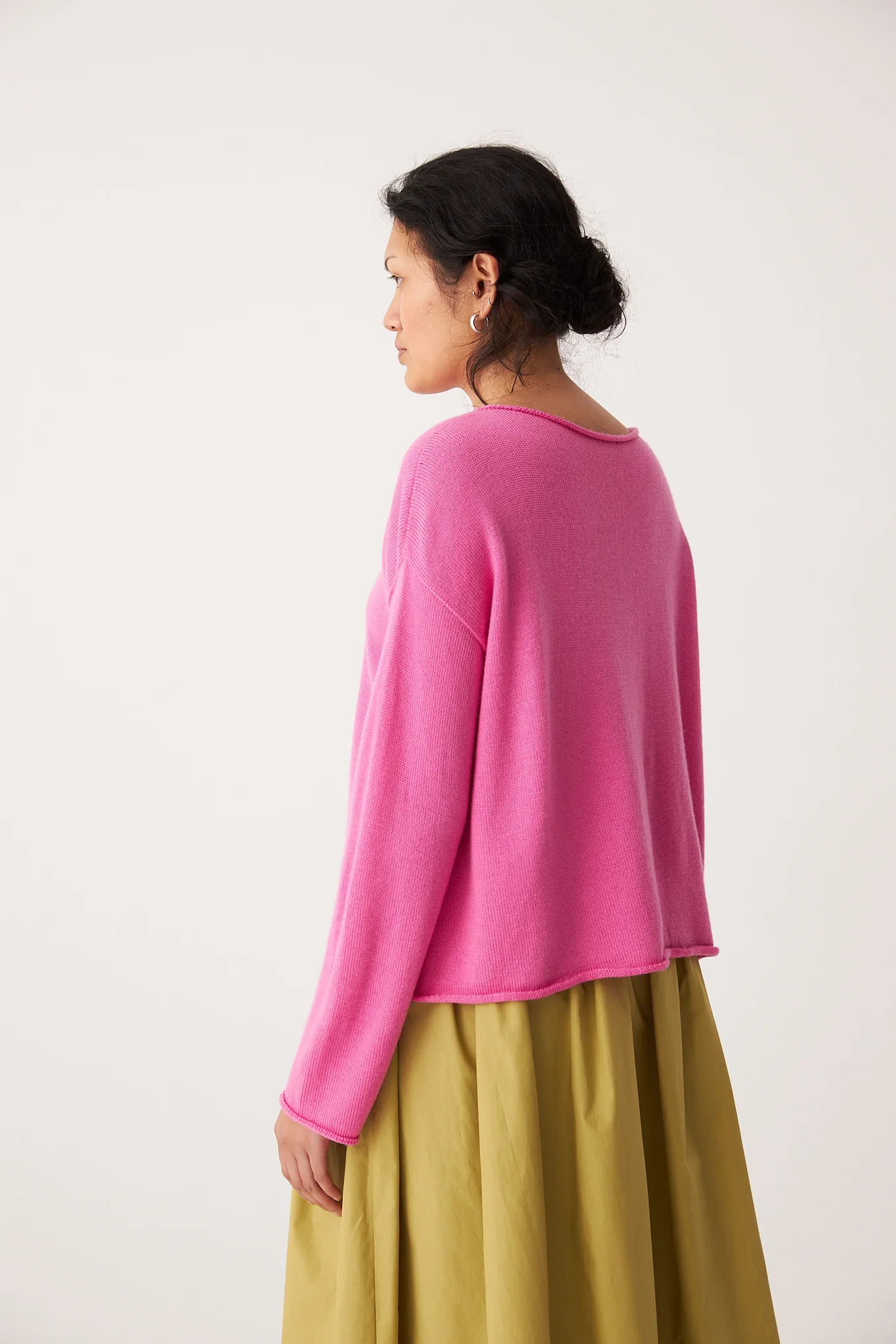 Doll's Reversible Cardigan - Rose Pink - Image 4