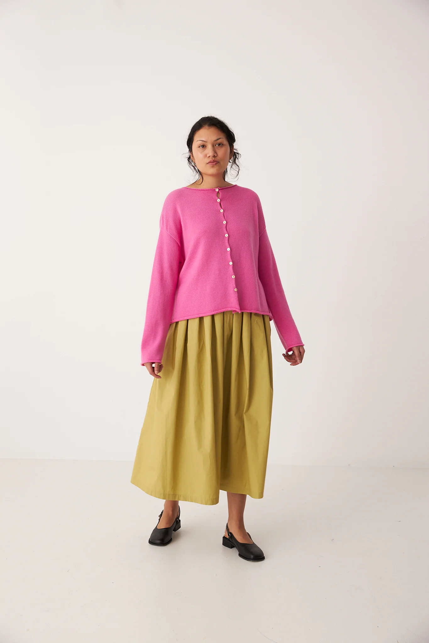 Doll's Reversible Cardigan - Rose Pink - Image 5