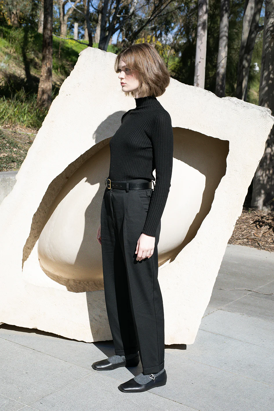 Essence Fine Turtleneck - Black - Image 9