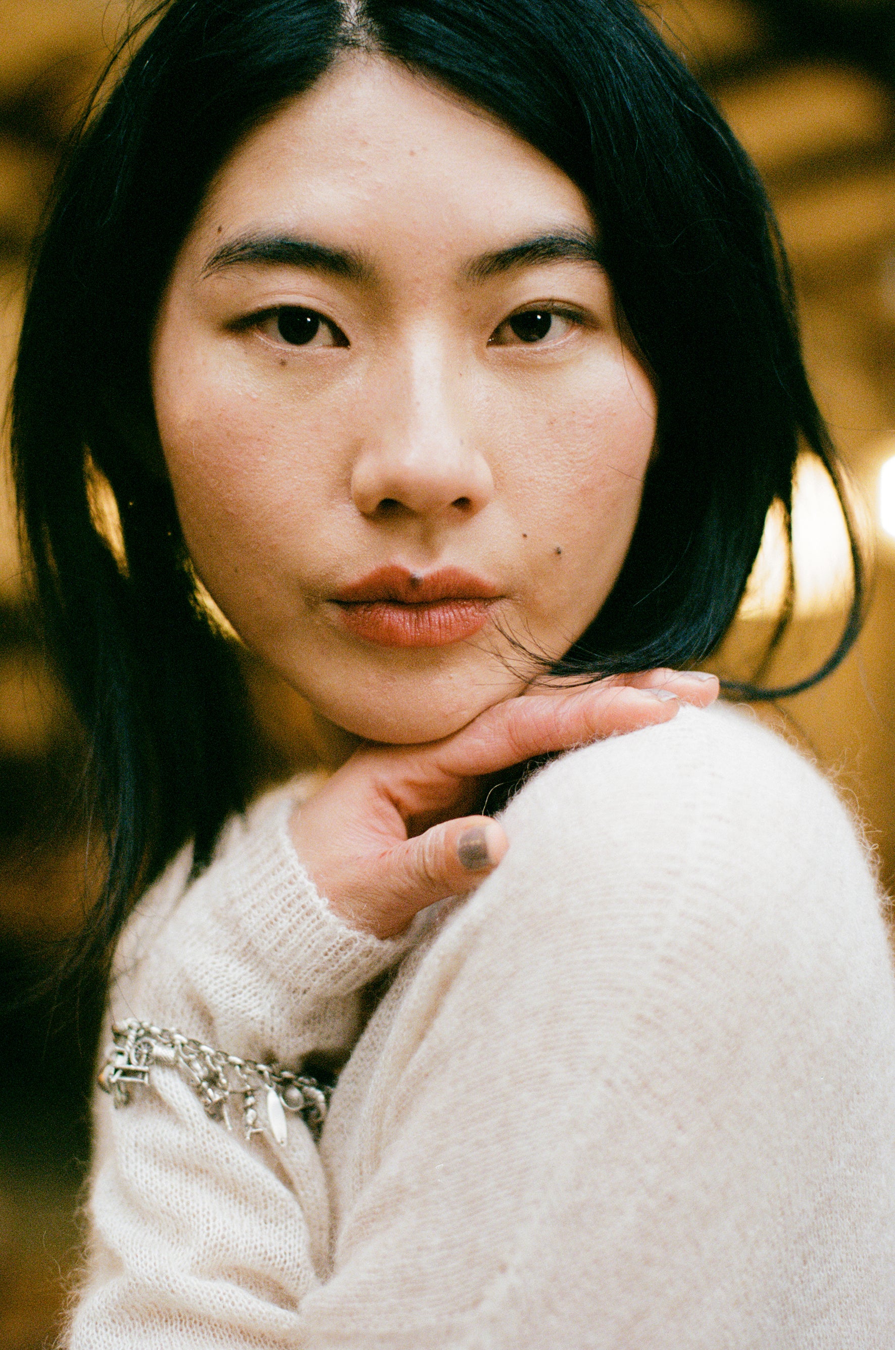 Feather Knit - Creme - Image 4