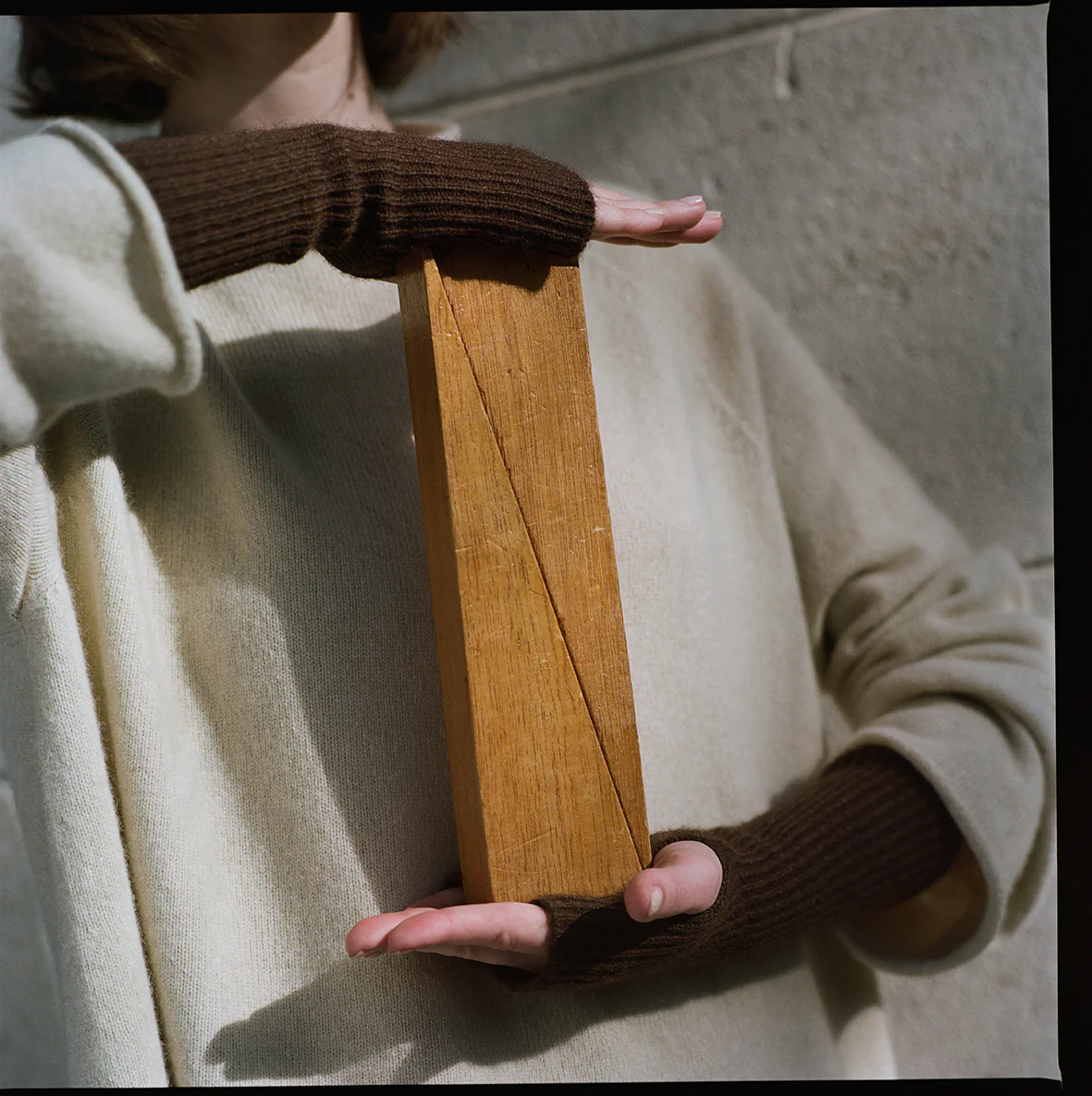 Fingerless Gloves - Chestnut - Image 3