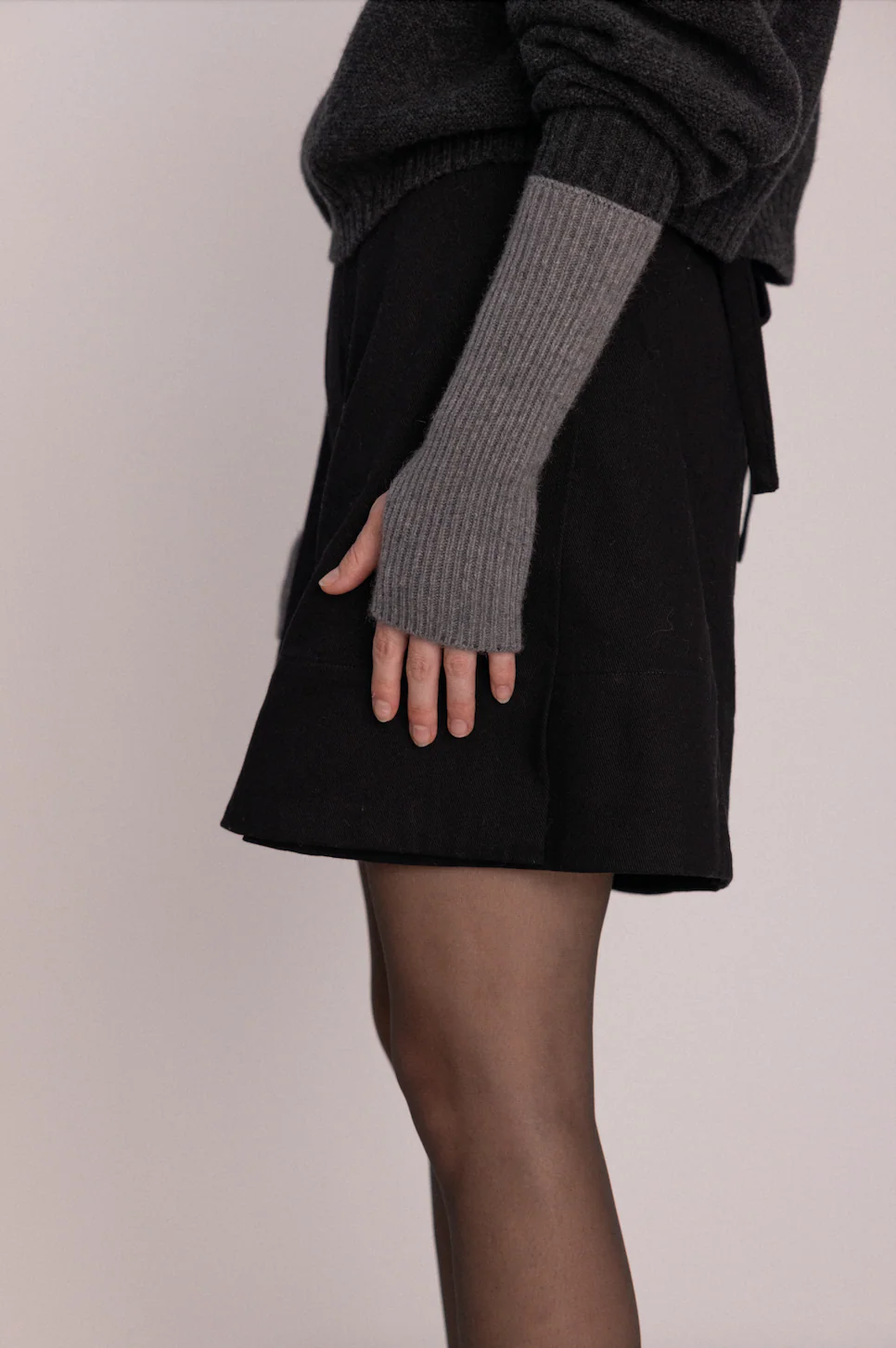 Fingerless Gloves - Granite - Image 6