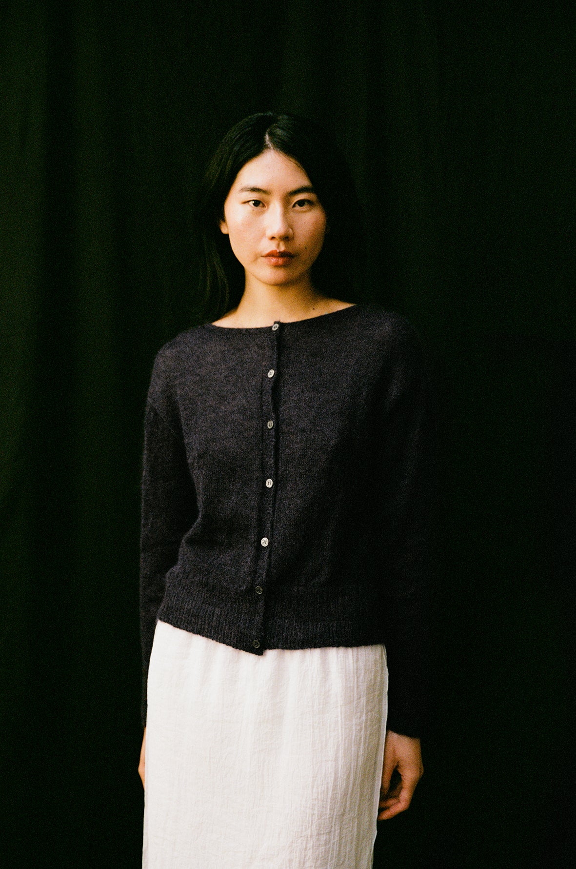 Fleur Cardigan - Black - Image 4