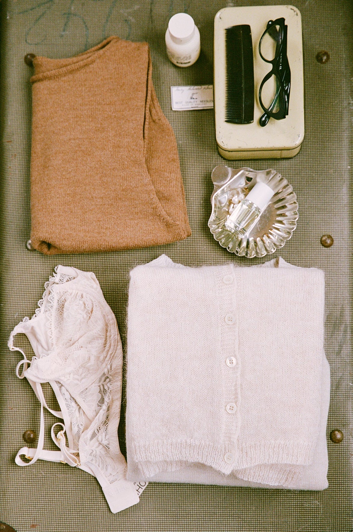 Fleur cardigan - Creme - Image 8