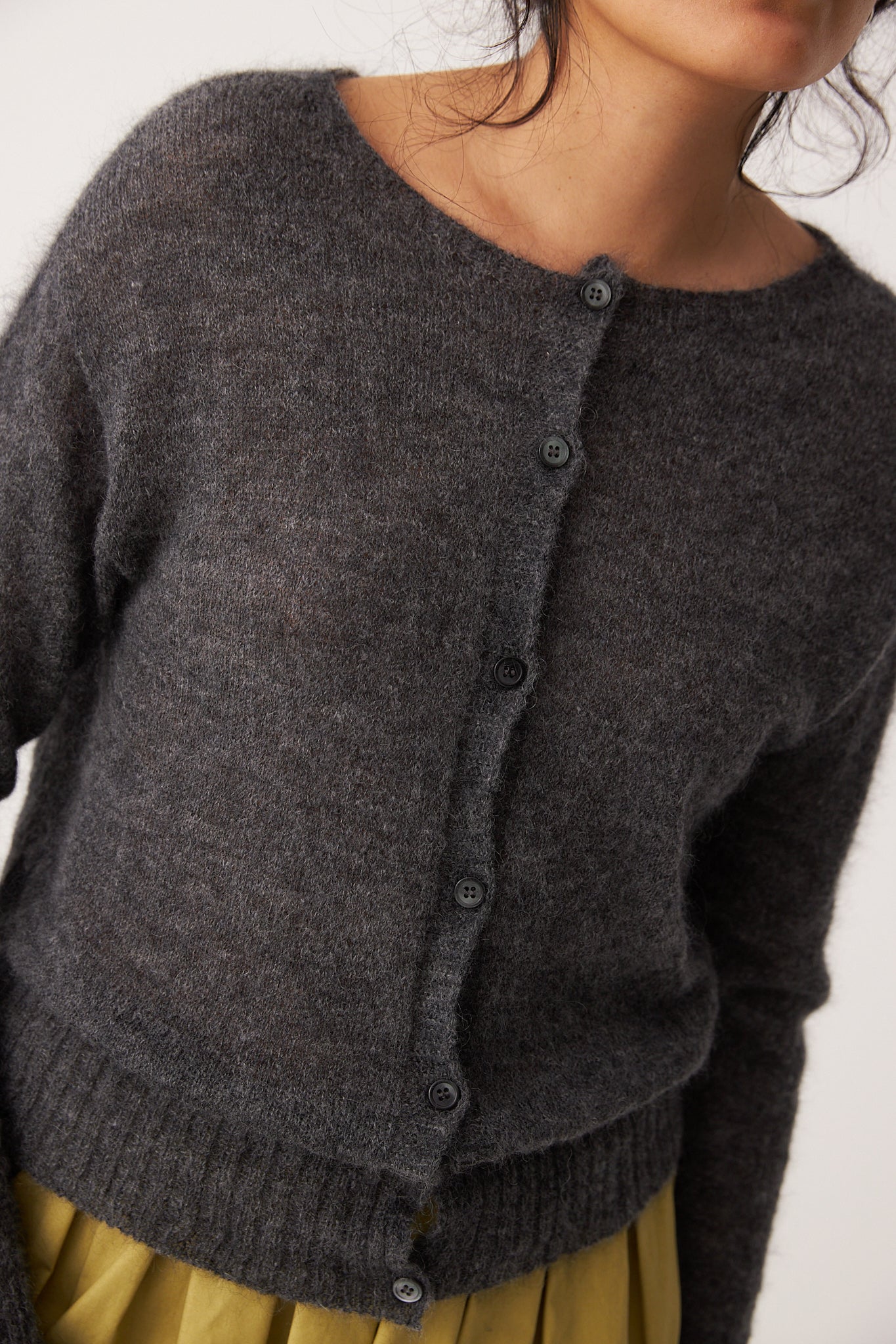 Fleur Cardigan - Shadow Grey - Image 4