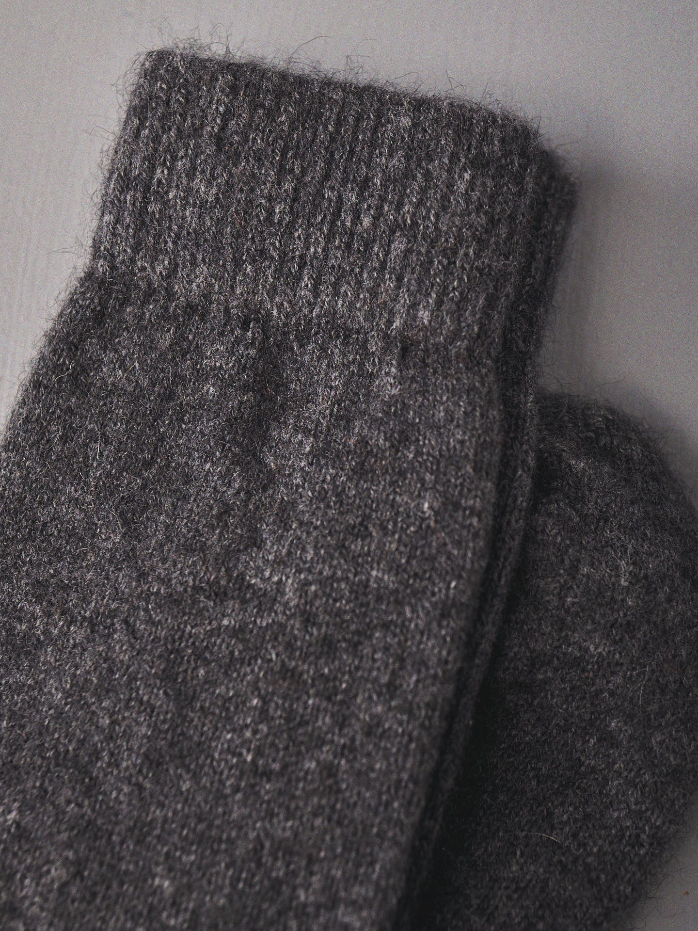 Possum Merino Socks - Charcoal - Image 3
