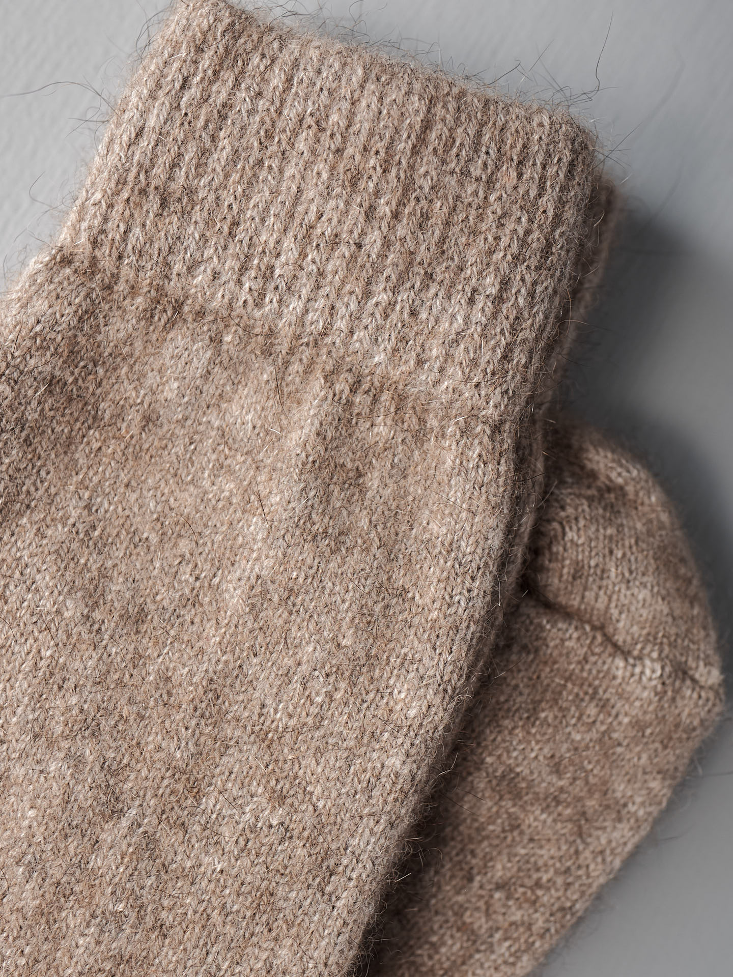 Possum Merino Socks - Natural - Image 3