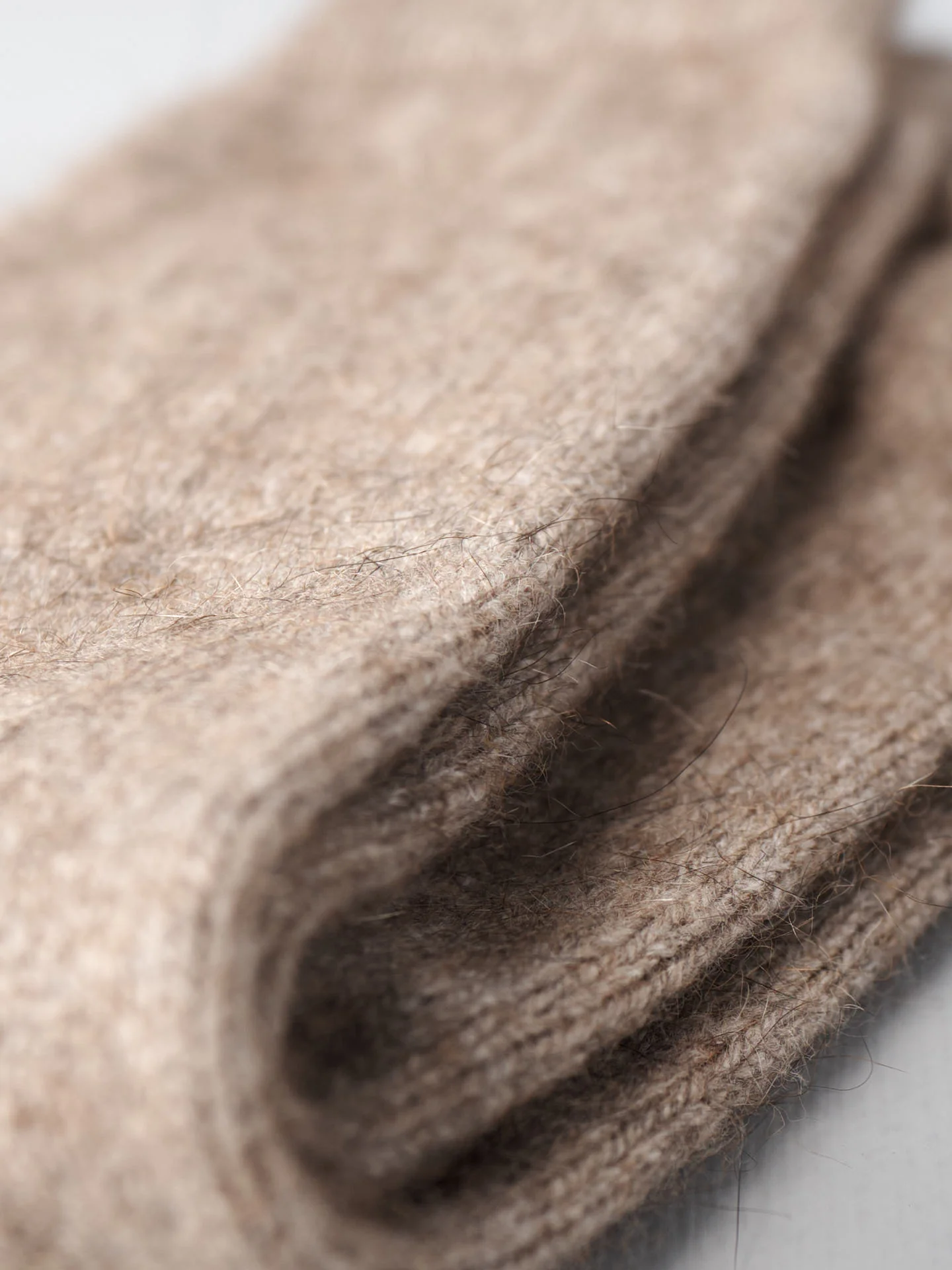 Possum Merino Socks - Natural - Image 4