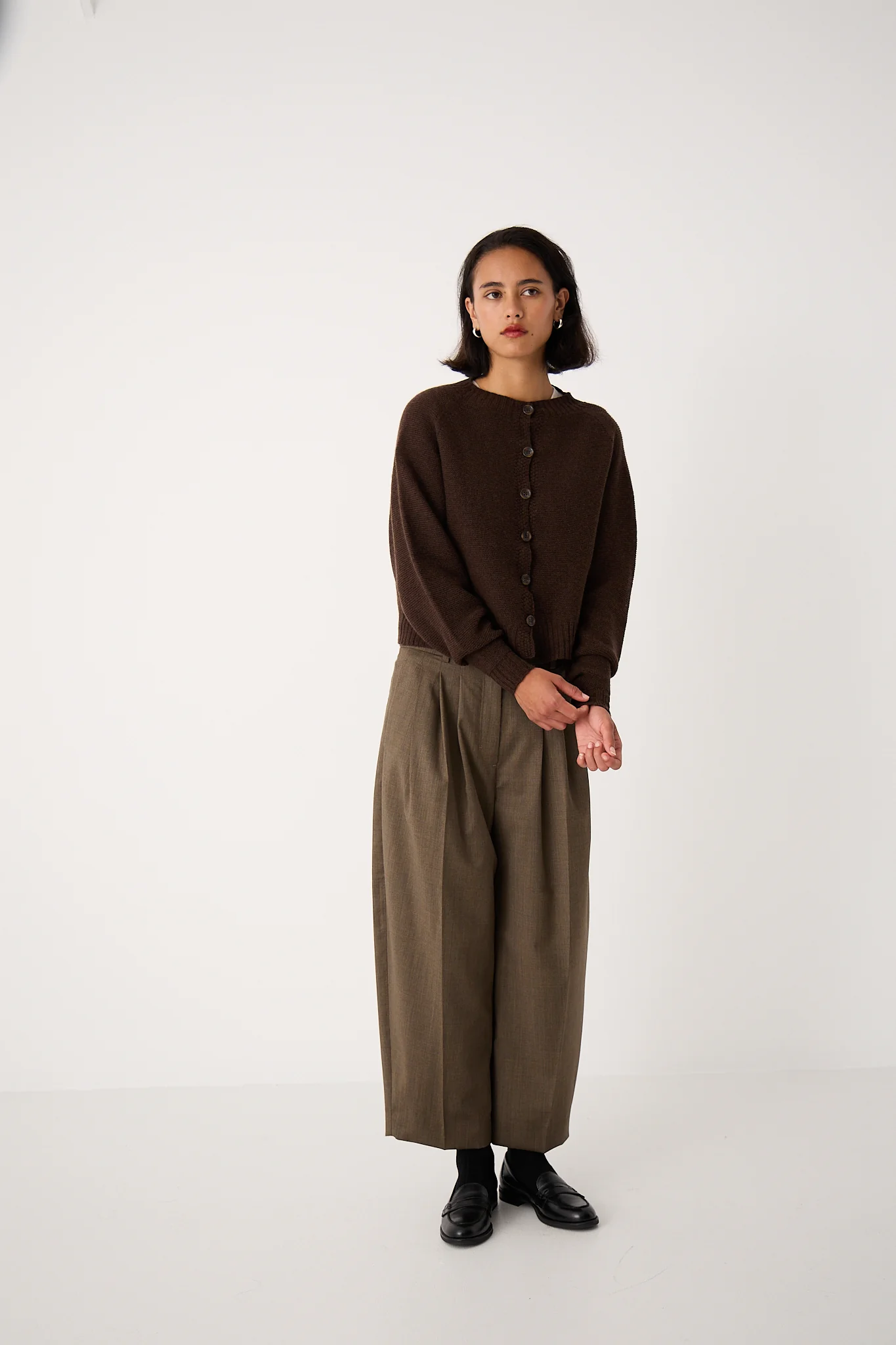 Loft Cardigan - Cocoa - Image 4