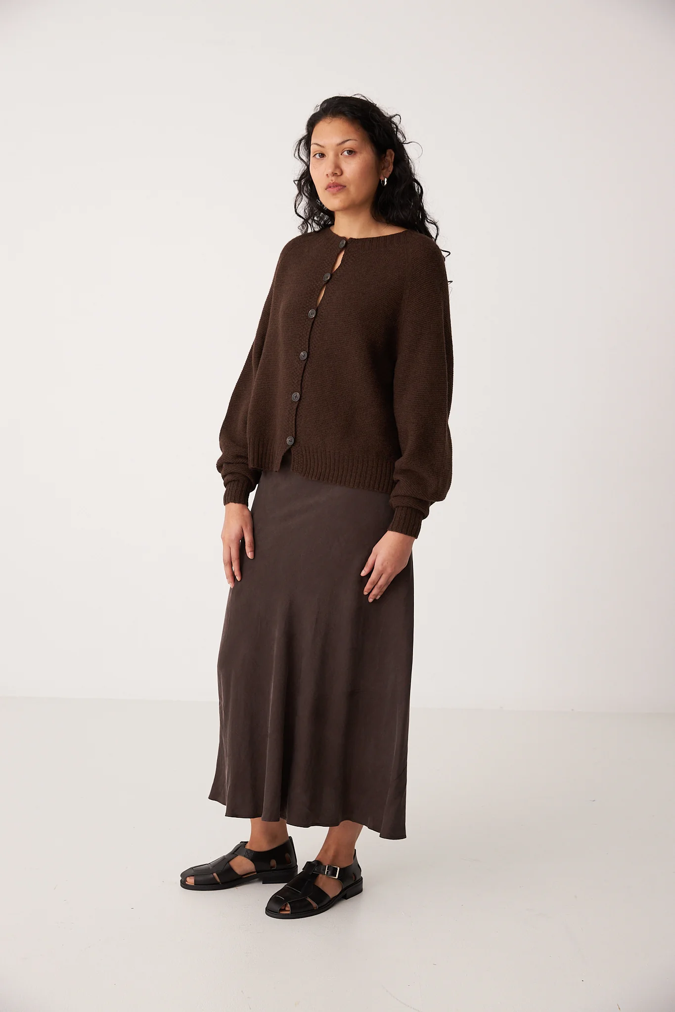 Loft Cardigan - Cocoa - Image 9