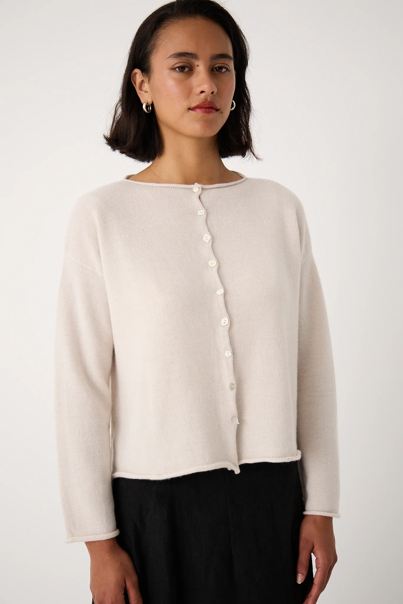 Heirloom Doll's Cardigan - Ivory - Image 4