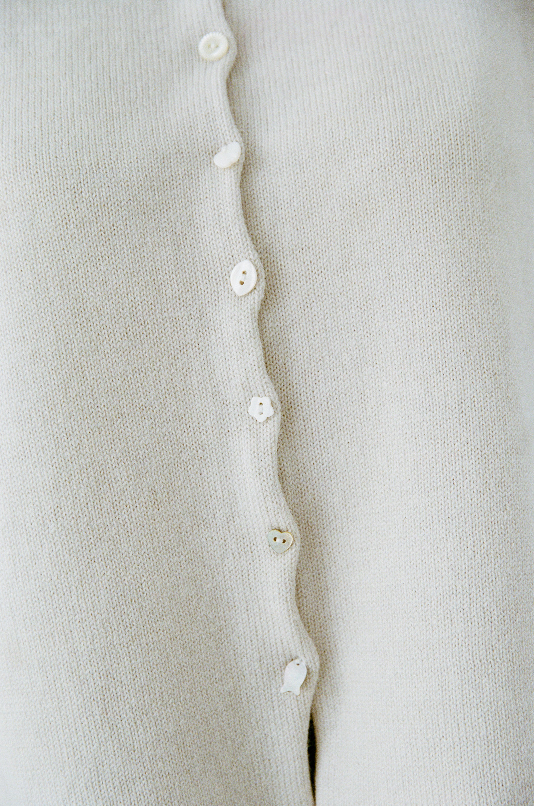 Heirloom Doll's Cardigan - Ivory - Image 5