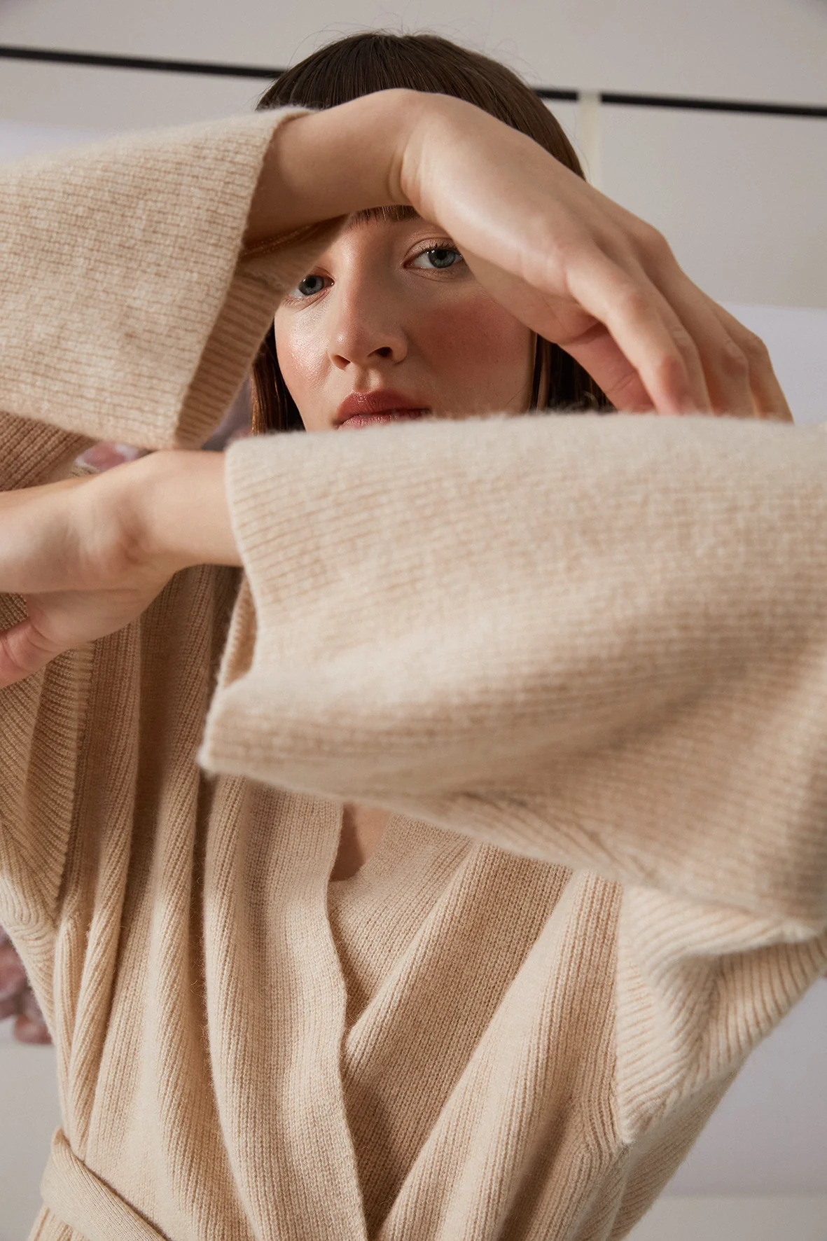 Luna Wrap Cardigan - Ivory - Image 3
