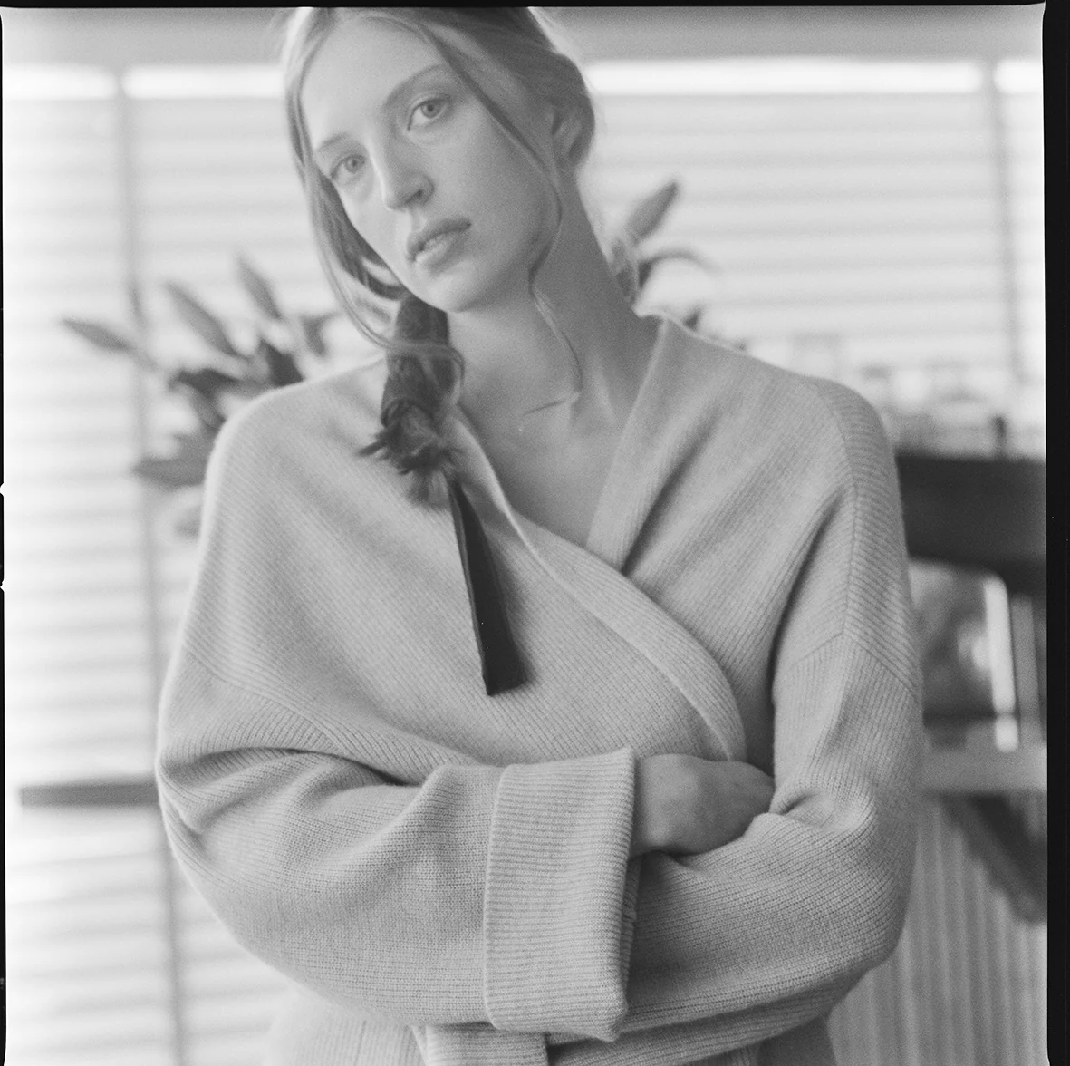 Luna Wrap Cardigan - Ivory - Image 6