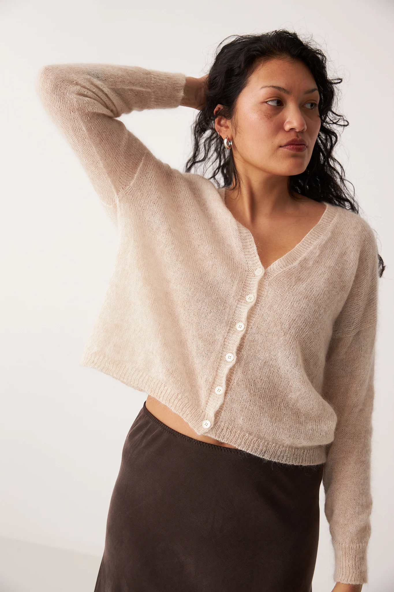 Mist Cardigan - Creme - Image 3