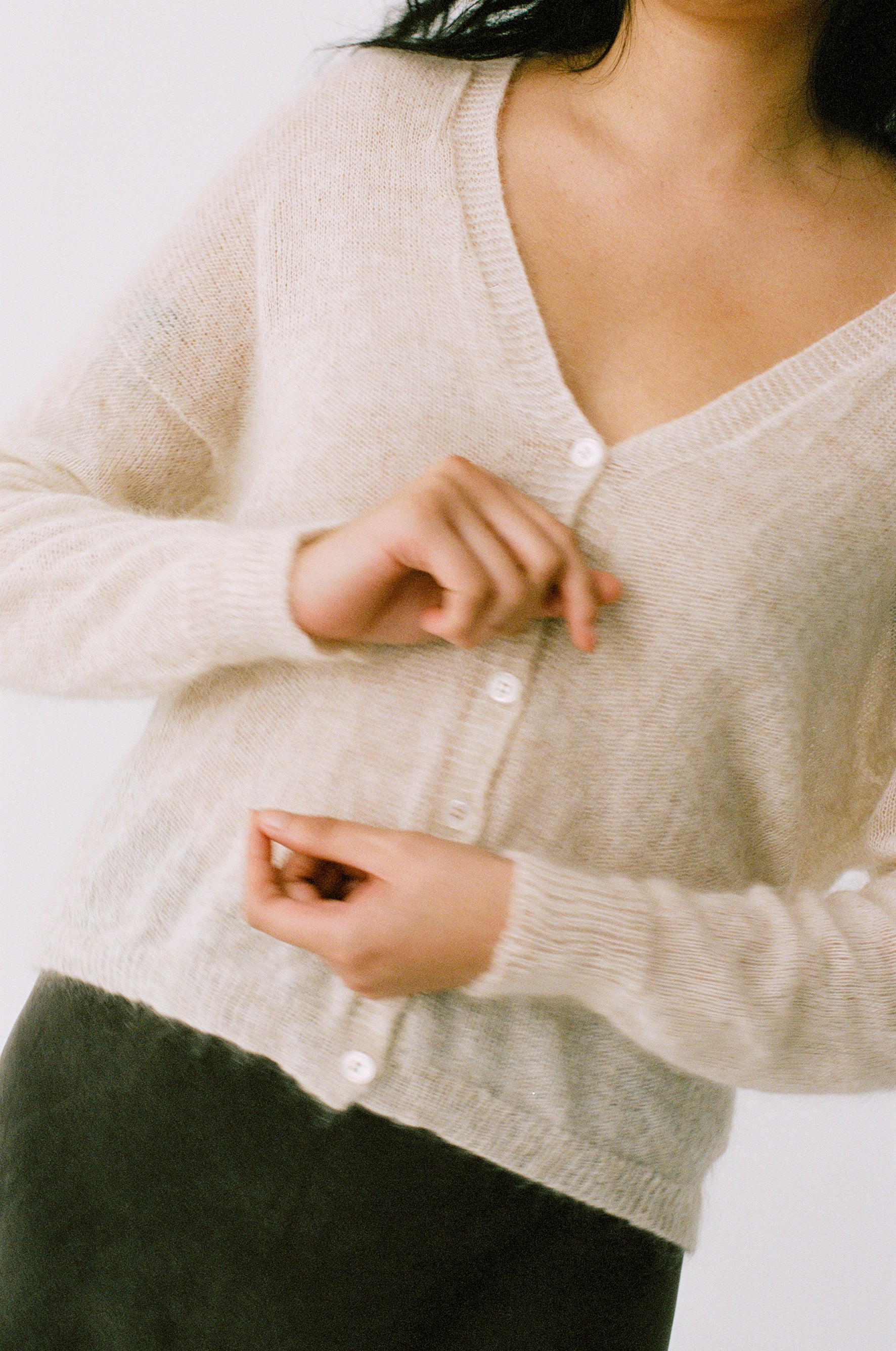 Mist Cardigan - Creme - Image 4