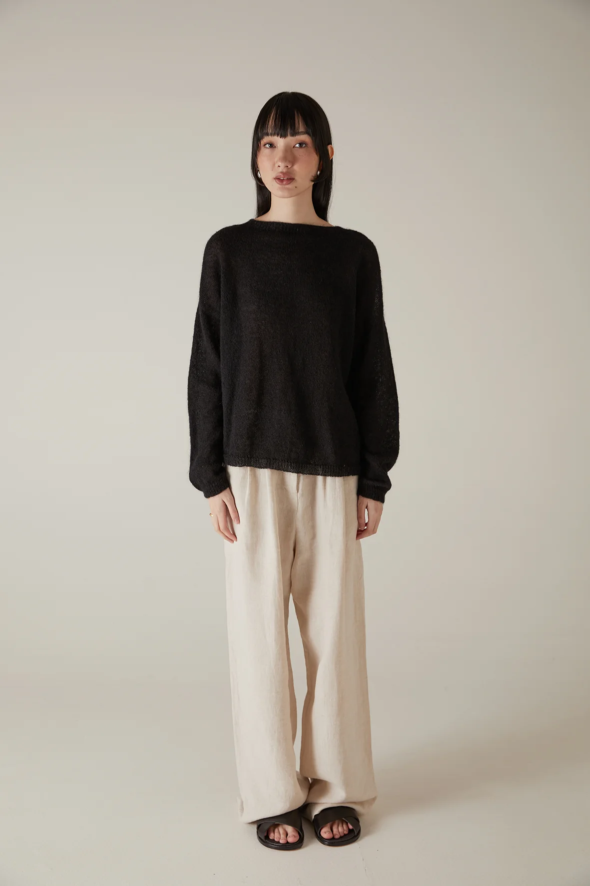 Feather Knit - Black - Image 4