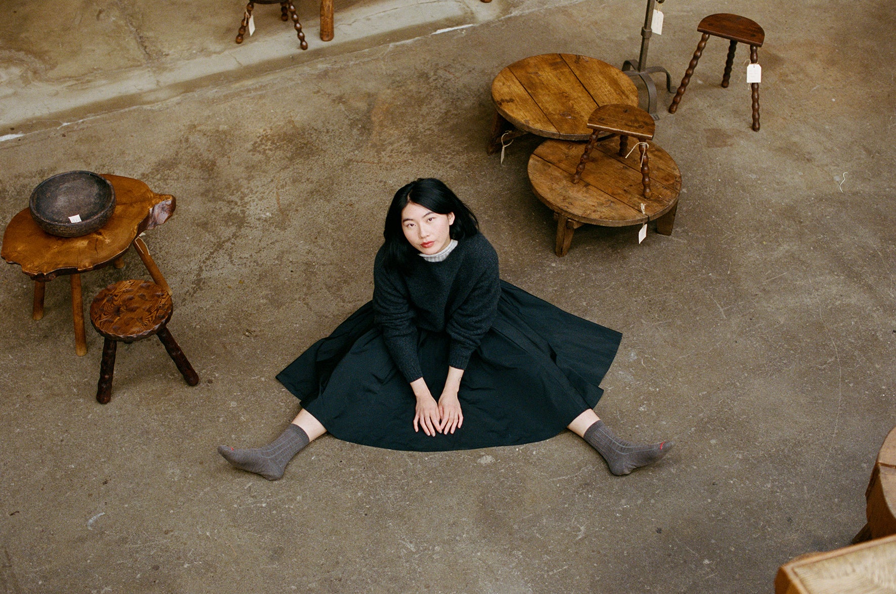 Poet Knit - Almost Black - Image 4