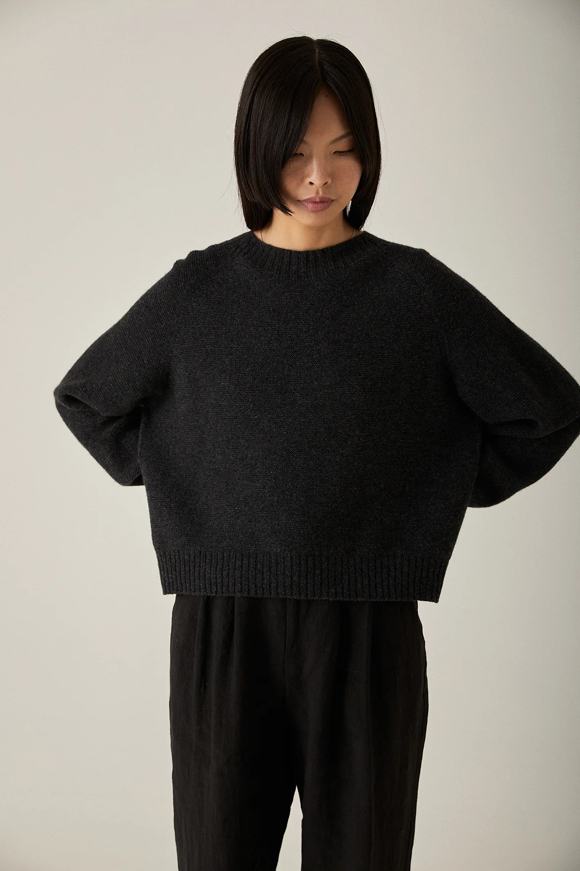Poet Knit - Almost Black - Image 6