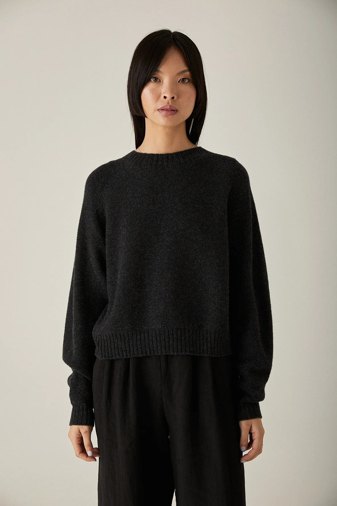 Poet Knit - Almost Black - Image 9