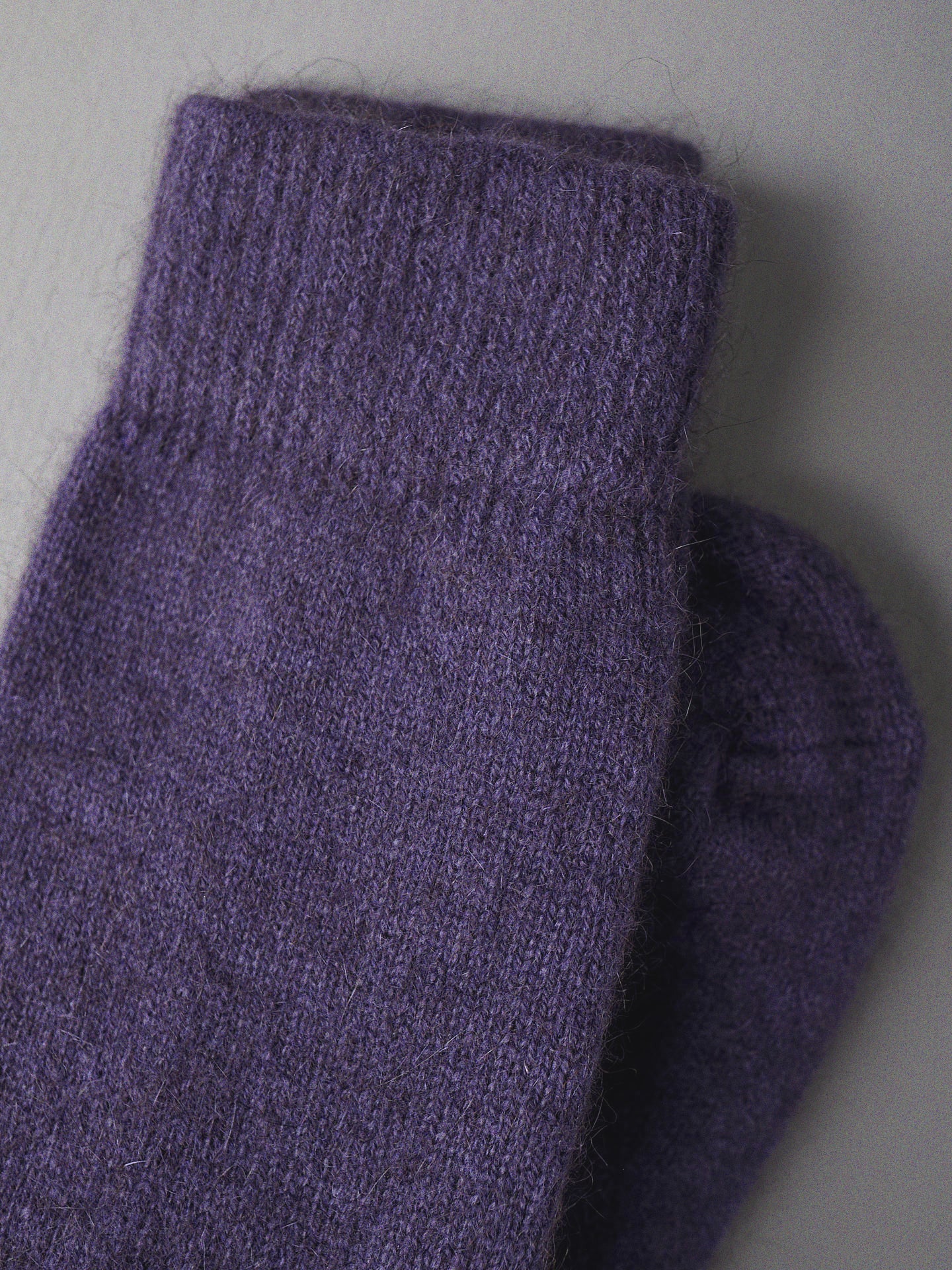 Possum Merino Socks - Grape - Image 3