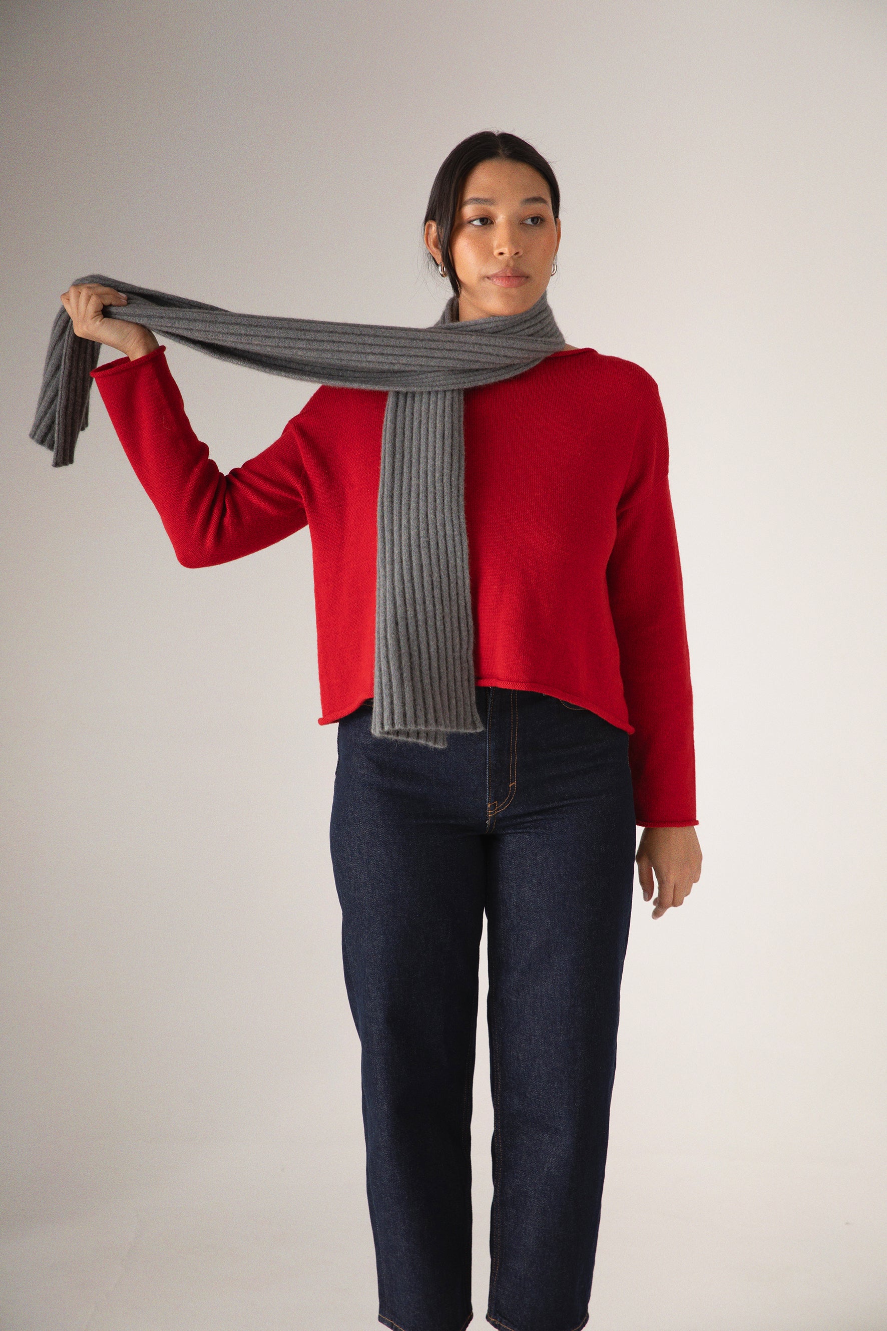 Ripple Scarf - Granite - Image 6