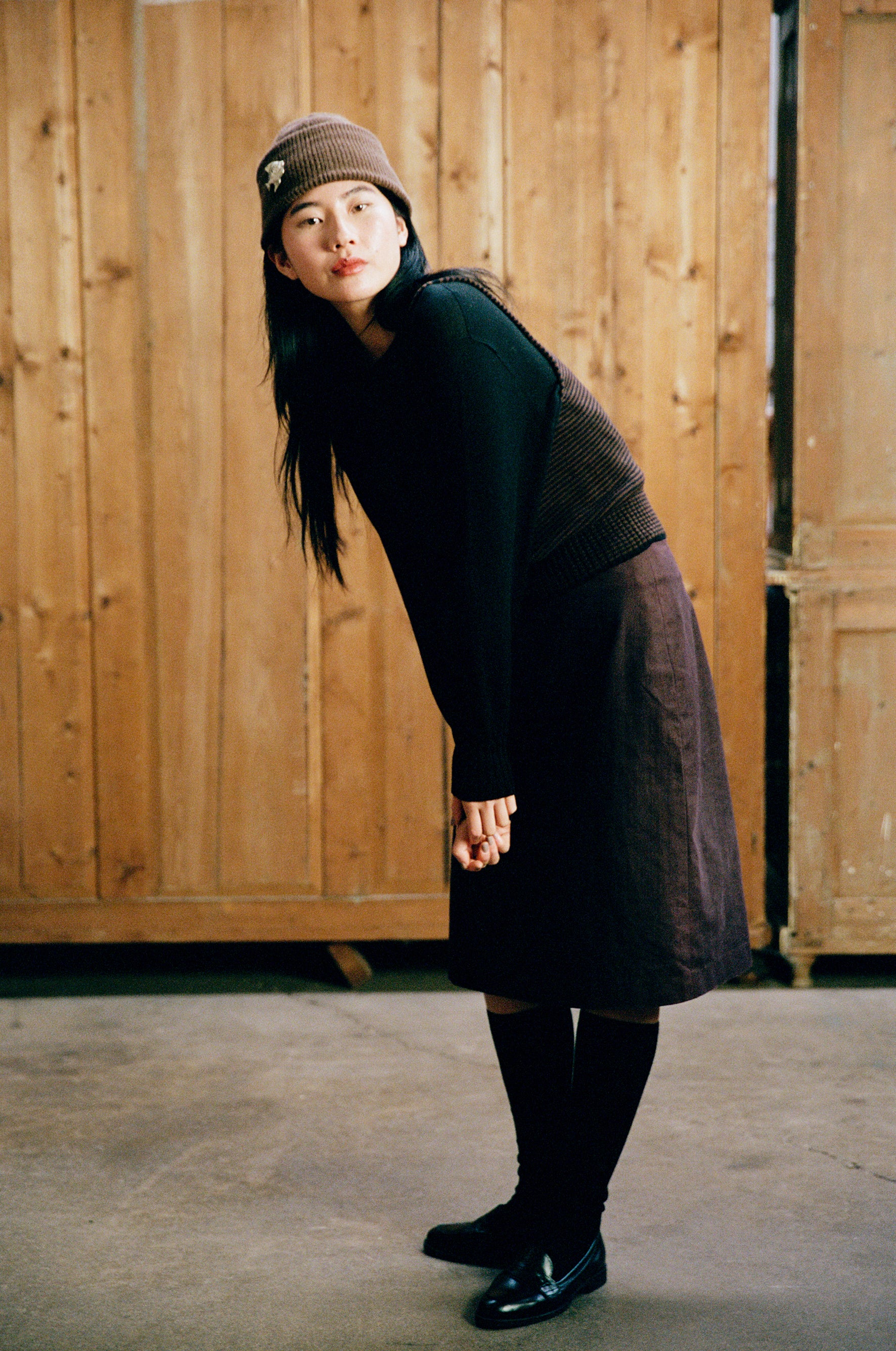 Striped Star Vest - Chestnut and Black - Image 3
