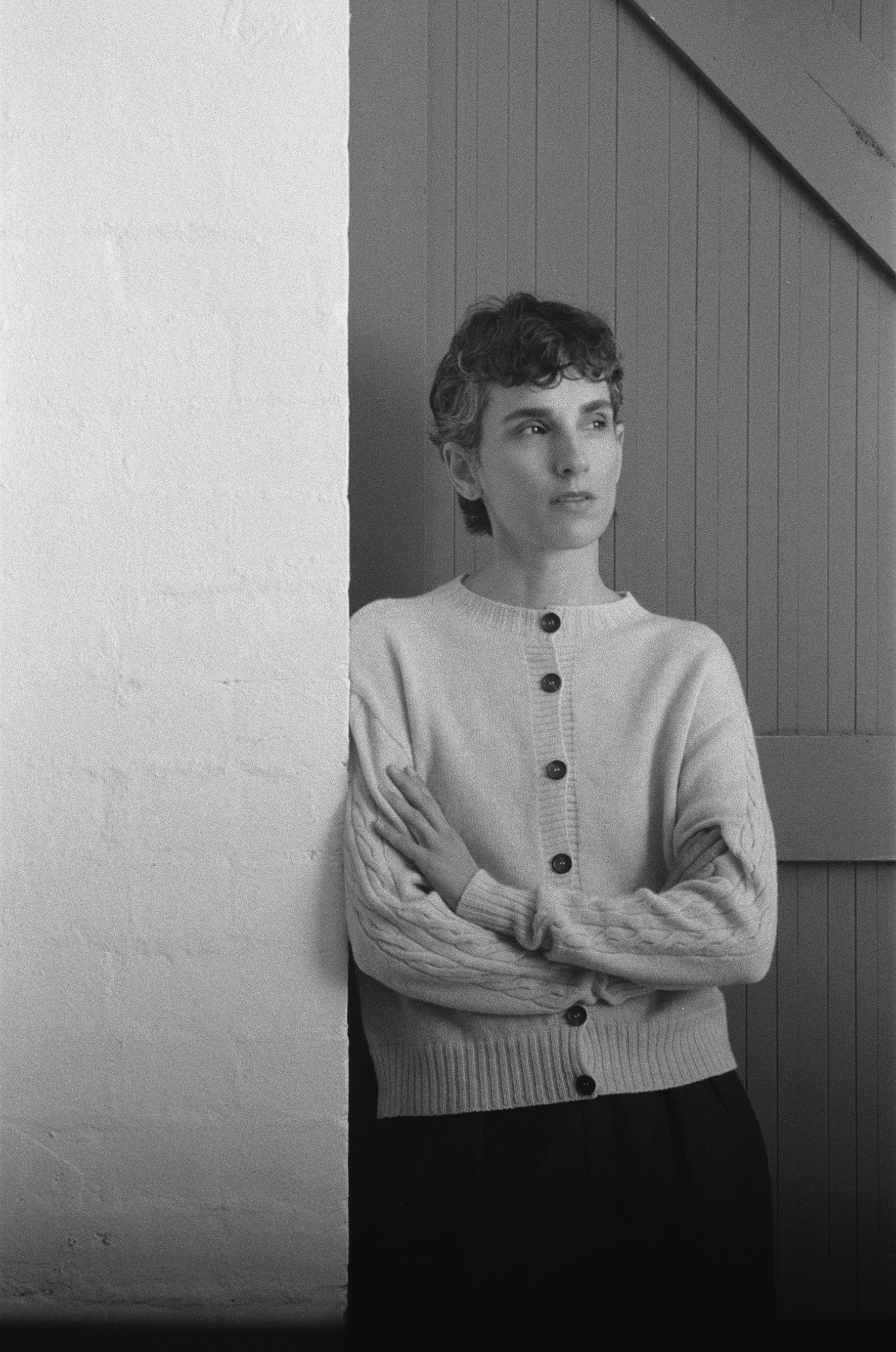 Kindred Cable Cardigan - Creme - Image 7