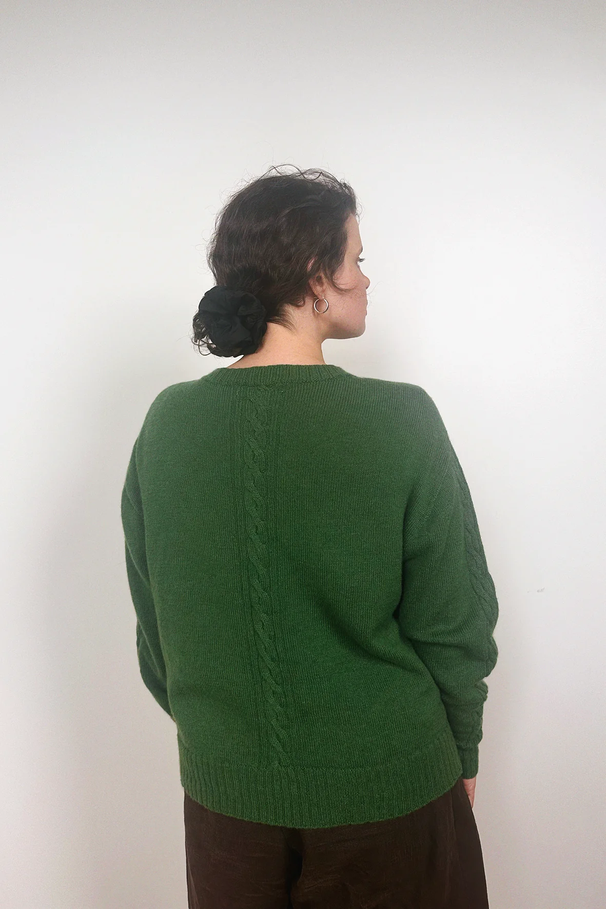 Kindred Cable Cardigan - Herb Green - Image 6